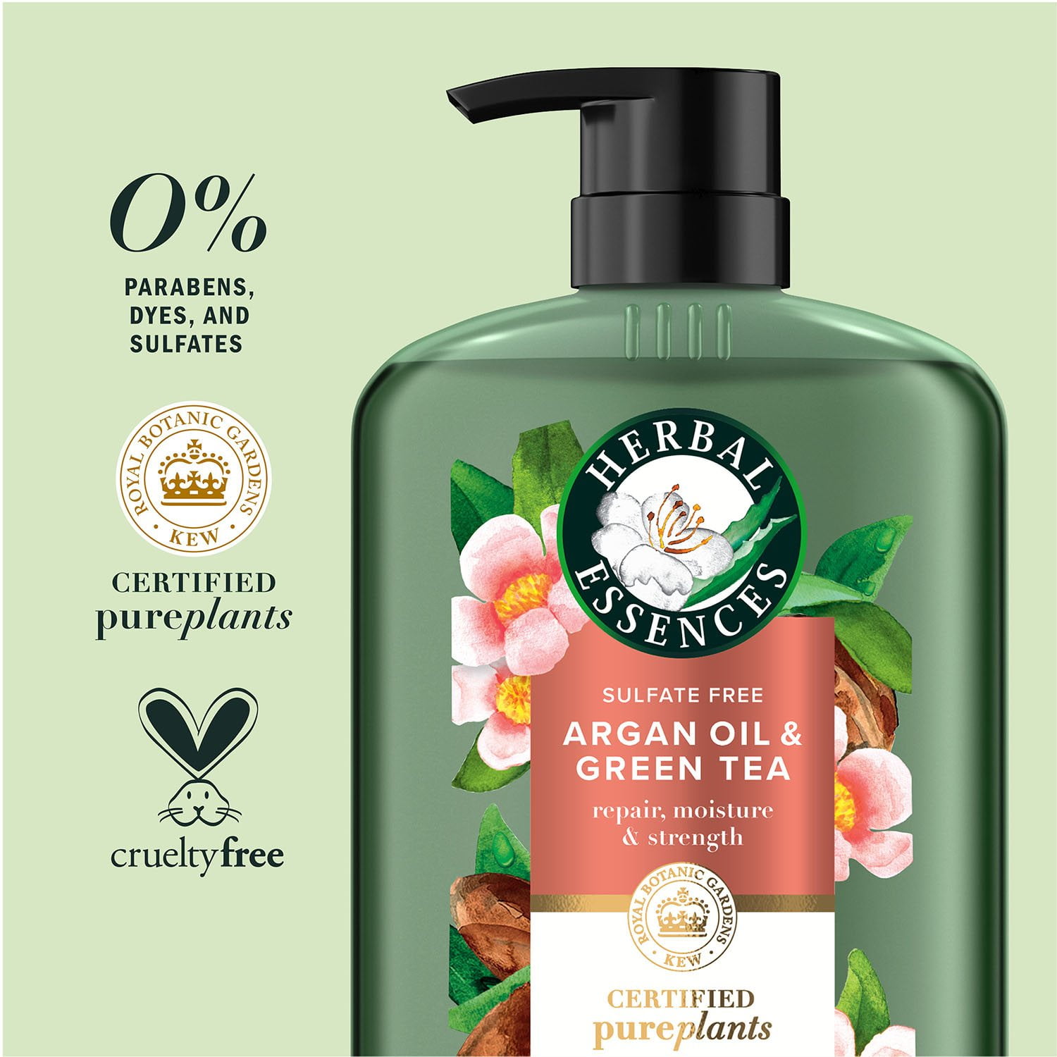 Herbal Essences Argan Oil & Green Tea Shampoo, 33.8 fl. oz. - Image 7