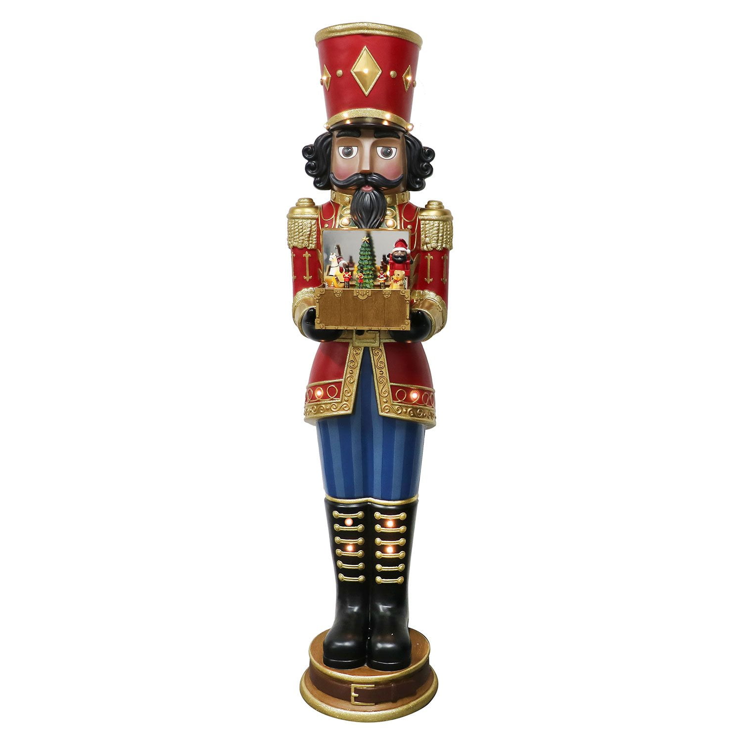 Member's Mark 6' Pre-Lit Grand Nutcracker with Music Box - Image 2