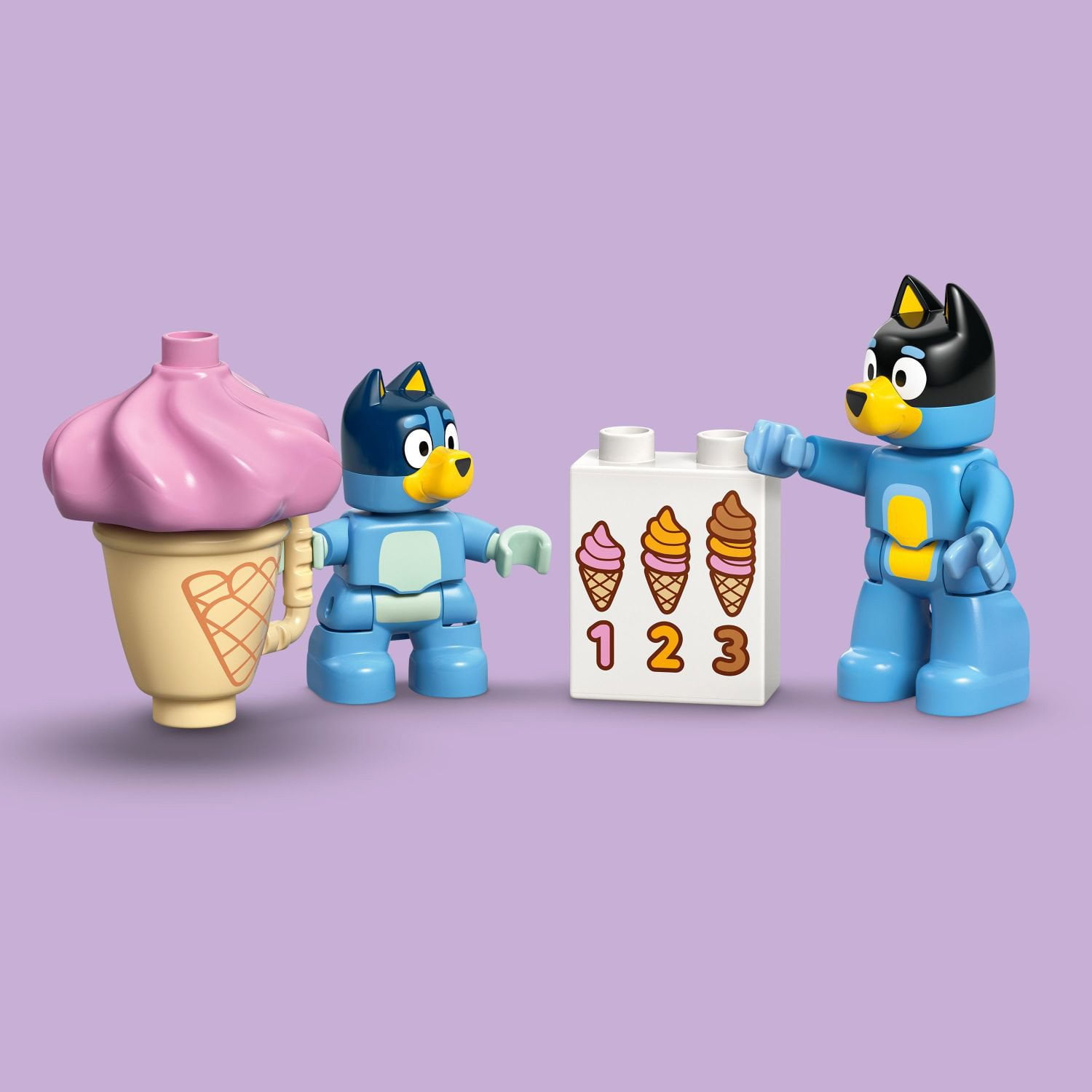 LEGO DUPLO Bluey Ice Cream Trip with Bluey Building Set, 22 pc. - Image 6