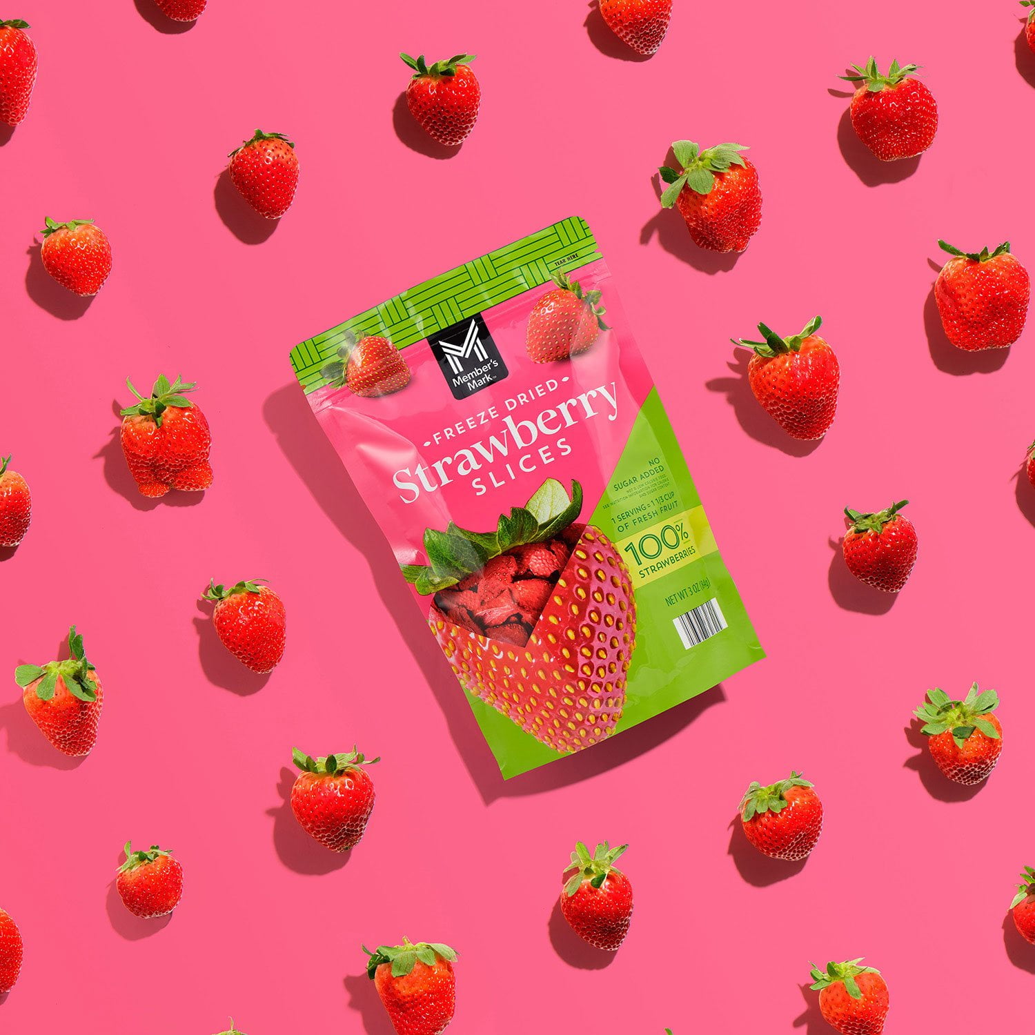Member's Mark Freeze Dried Strawberry Slices, 3 oz. - Image 7