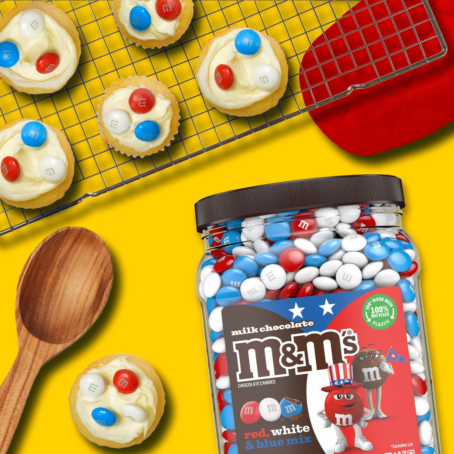 M&M's Patriotic Mix Milk Chocolate Candy, 62 oz. - Image 7