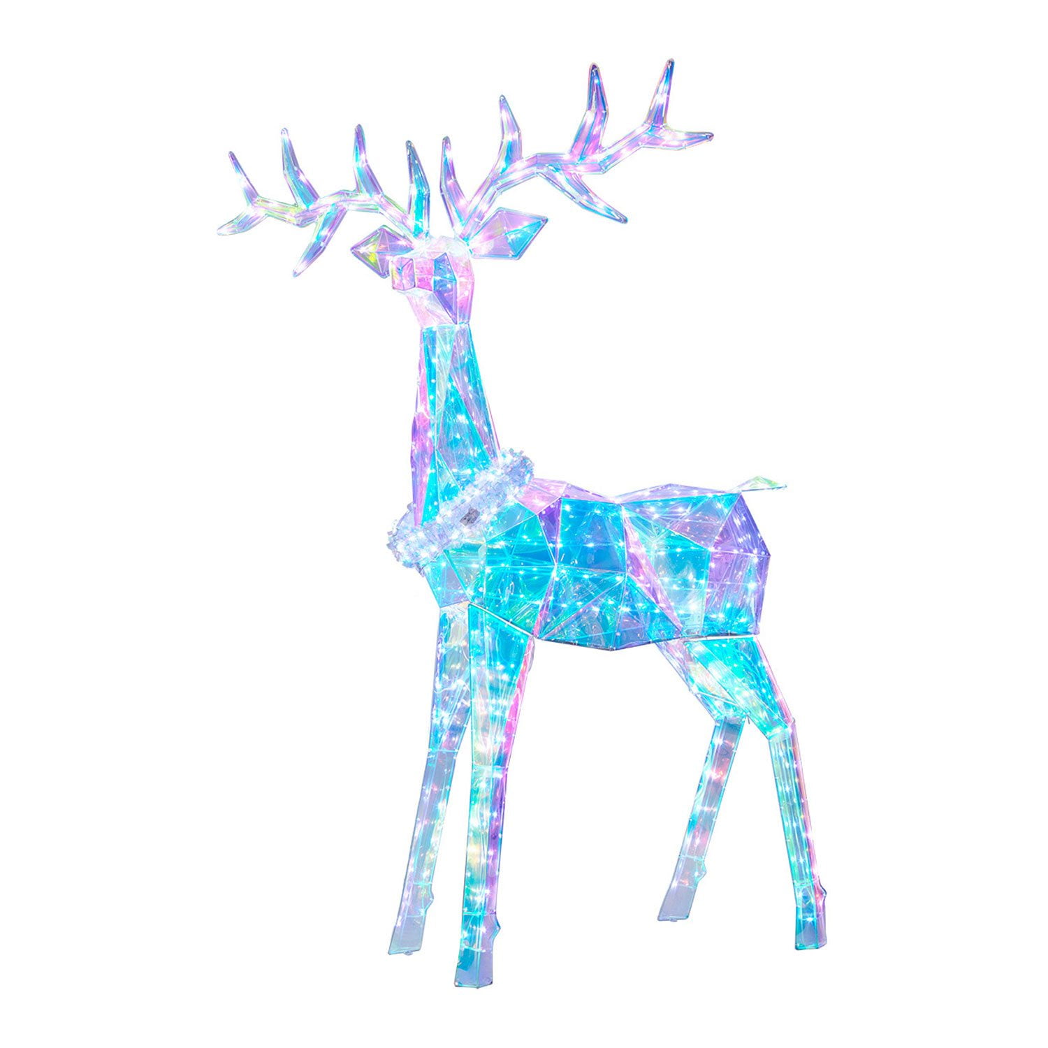 Member's Mark Pre-Lit Prismatic Deer Family, Set of 3 - Image 3