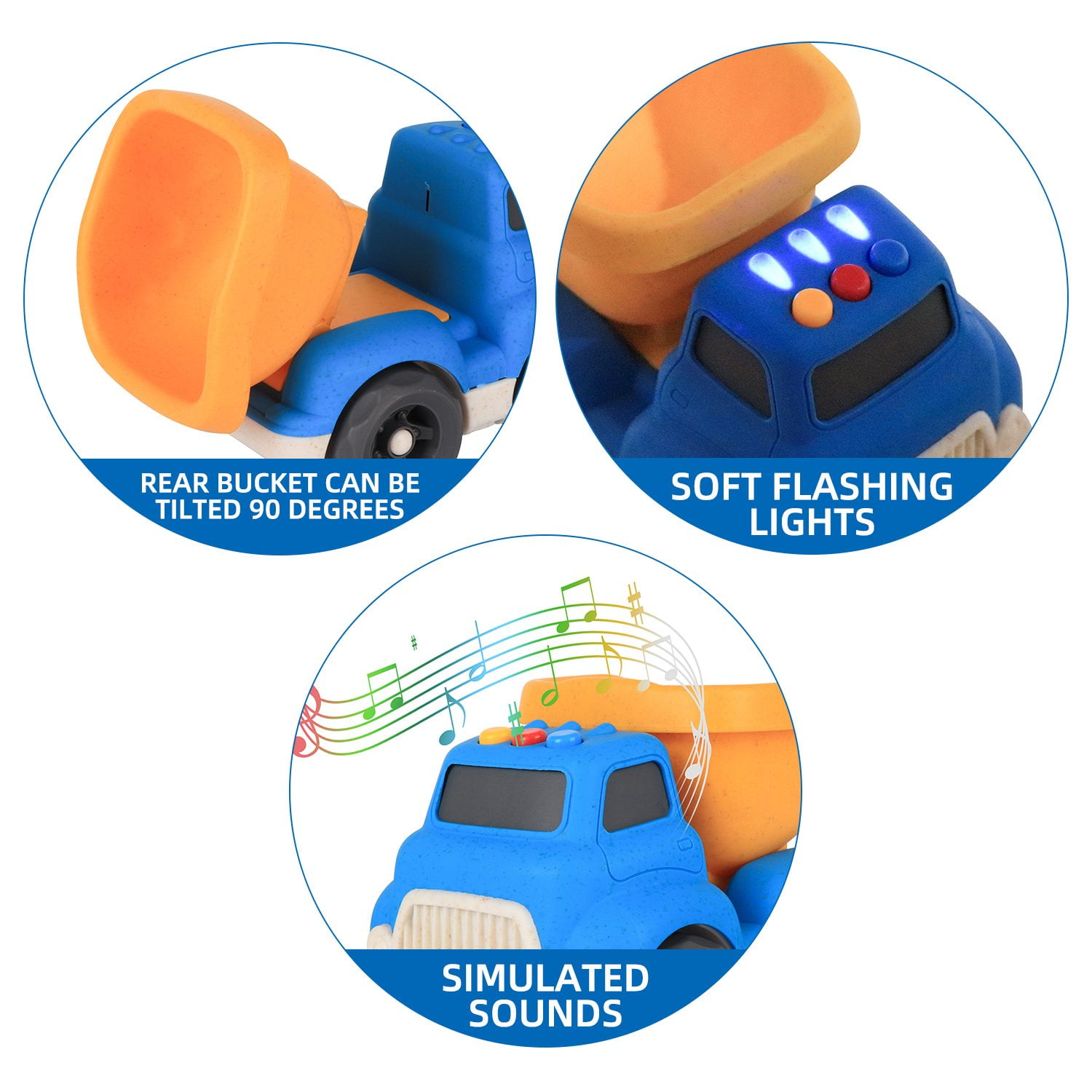 Member's Mark Wheat Straw Vehicles with Lights & Sounds, 4 pk. - Image 8