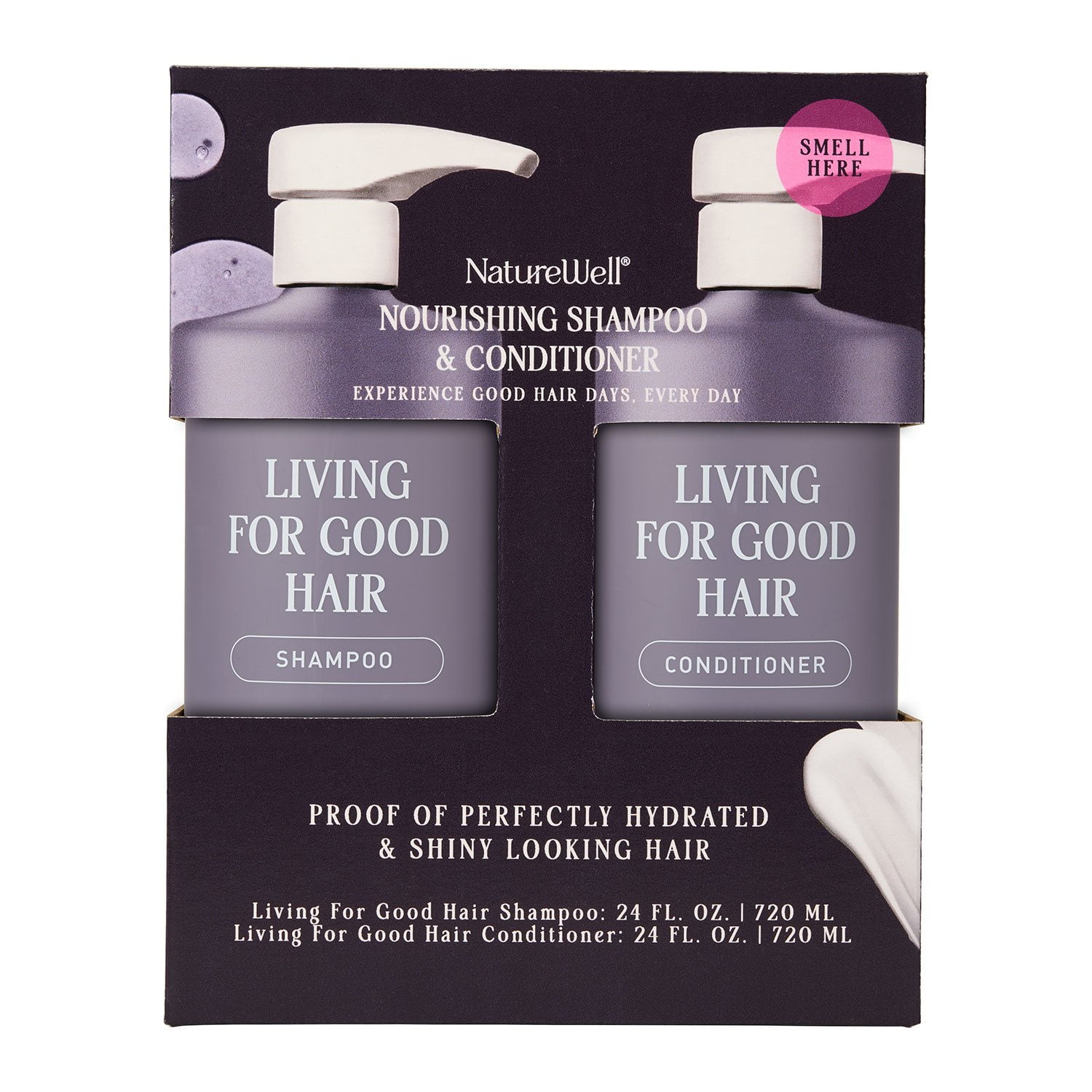 NatureWell Living For Good Shampoo & Conditioner, 24 fl. oz., 2 pk.