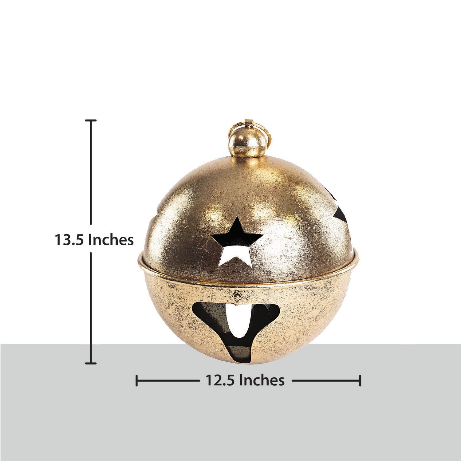 Member's Mark Jingle Bell Décor, Set of 3 - Image 2