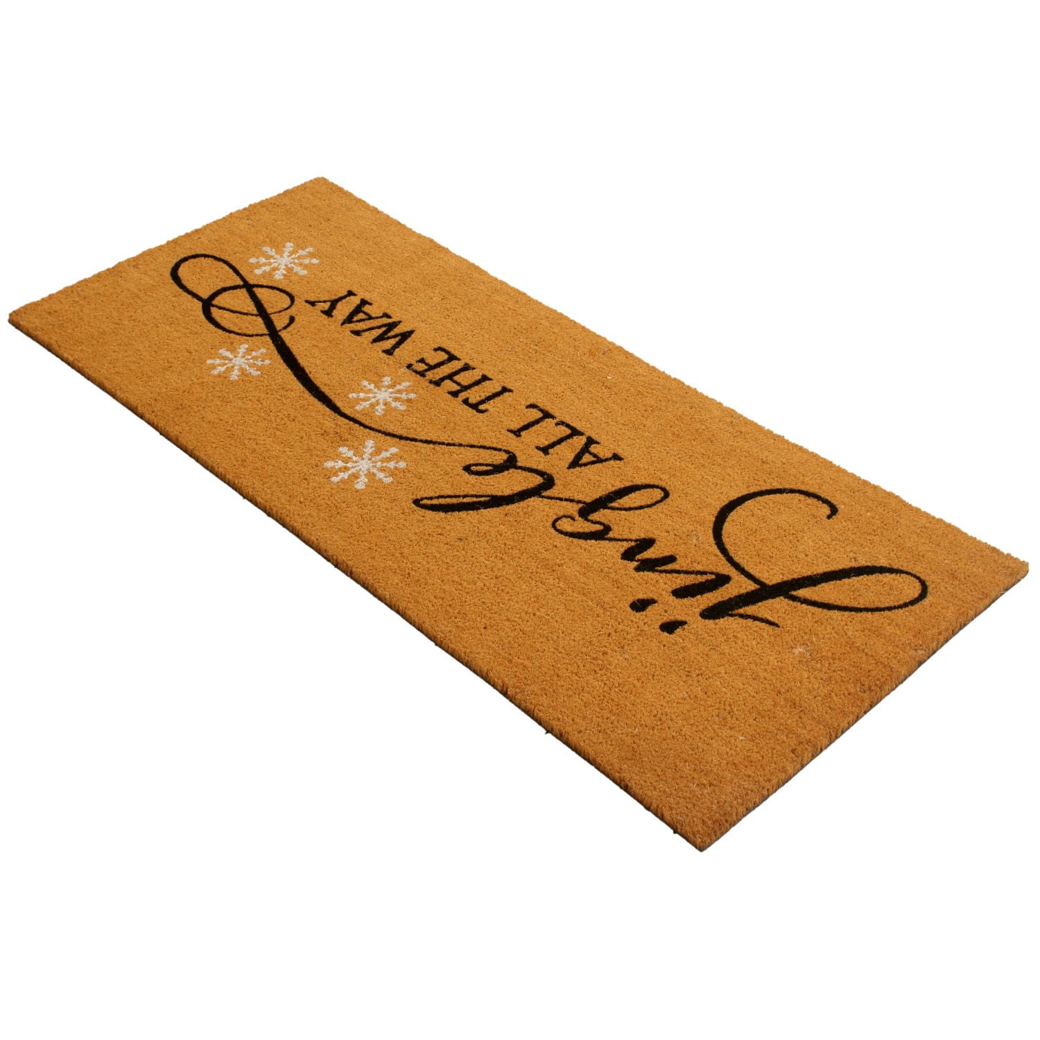 Member's Mark 23" x 57" Holiday Double Door Coir Mat, Jingle All the Way - Image 6
