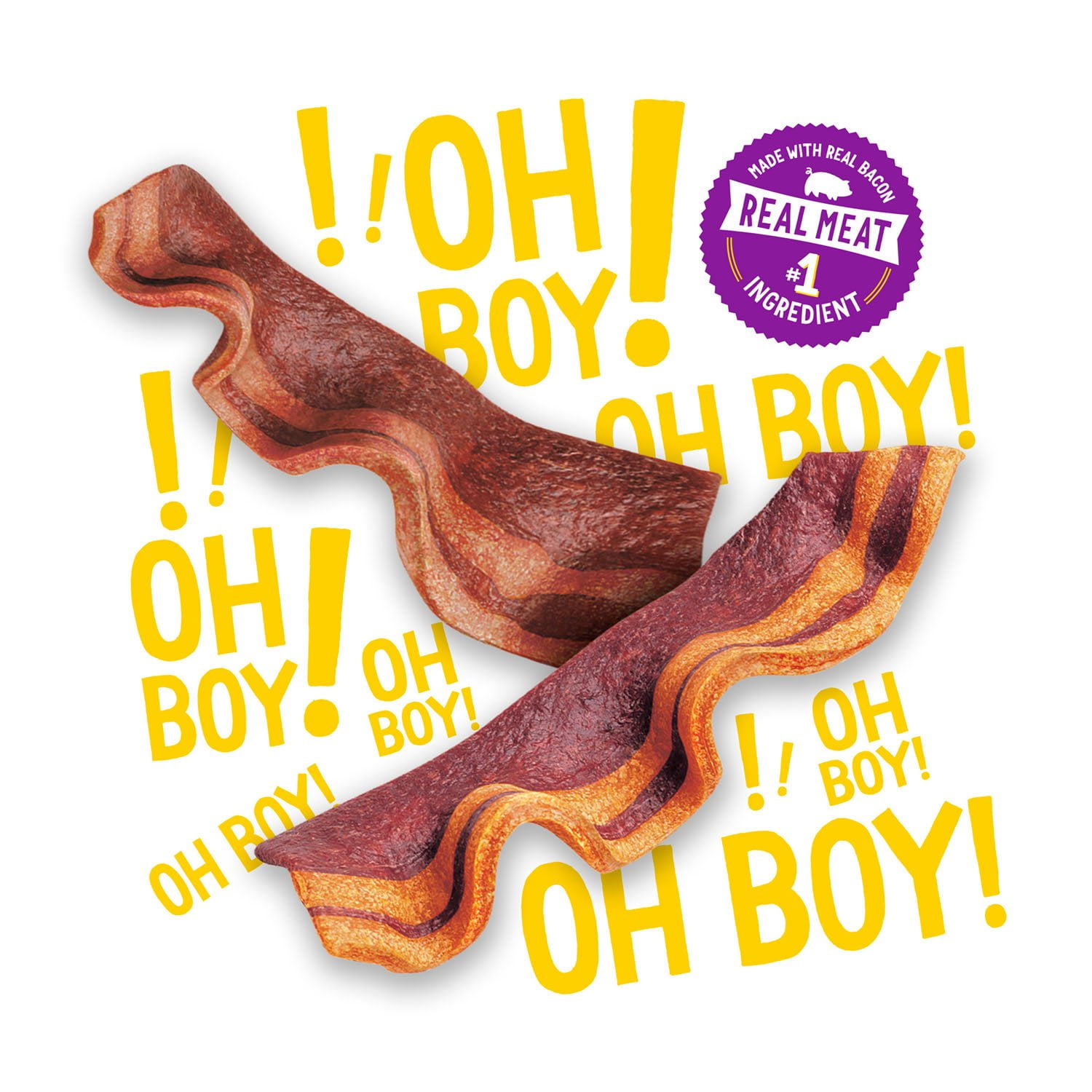 Purina Beggin' Strips Dog Treats, Bacon & Bacon and Cheese Flavors, 32 oz., 2 pk. - Image 3