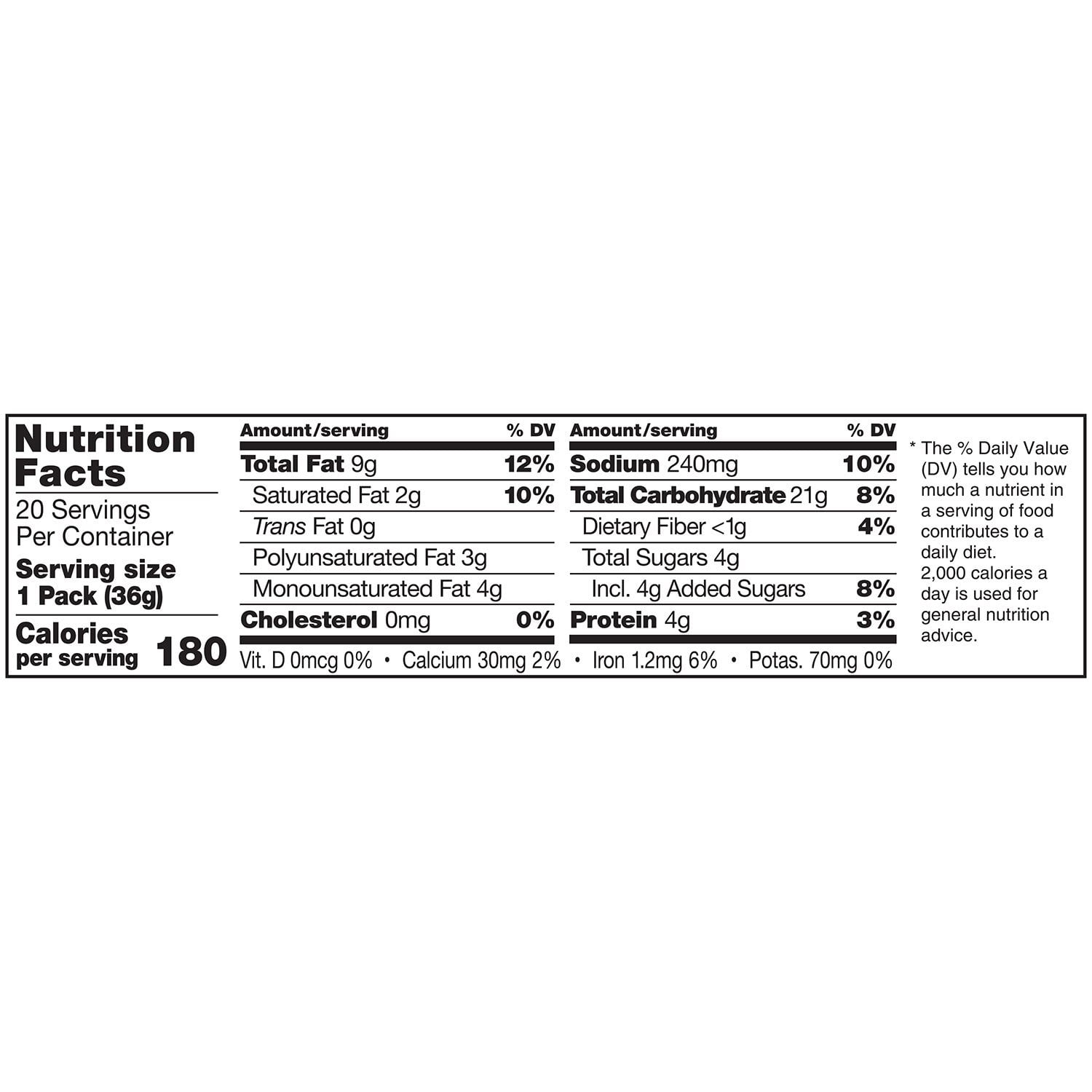 Lance Toasty Peanut Butter Sandwich Crackers, 1.29 oz., 40 pk. - Image 2