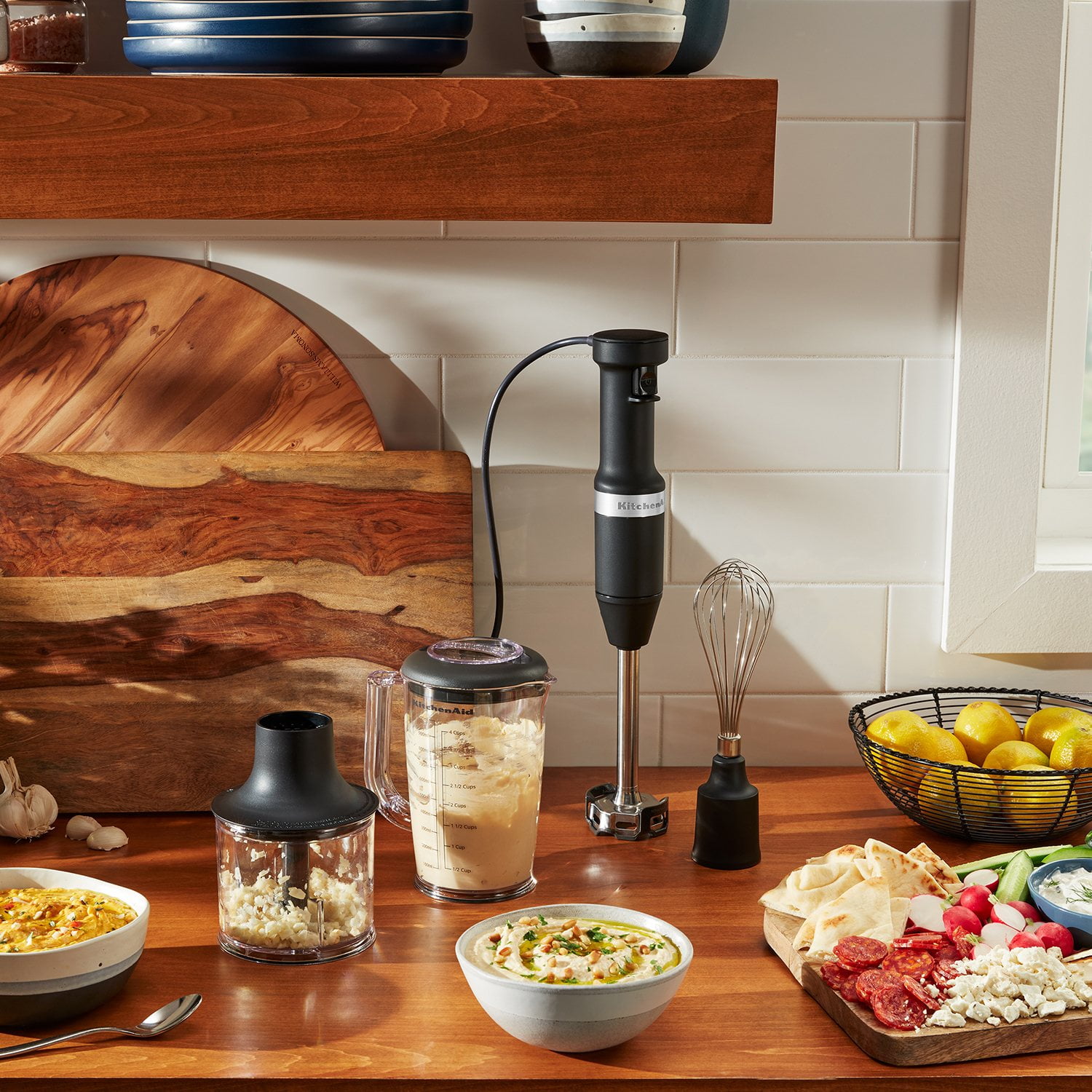 KitchenAid Variable Speed Corded Hand Blender with Accessories - Image 3