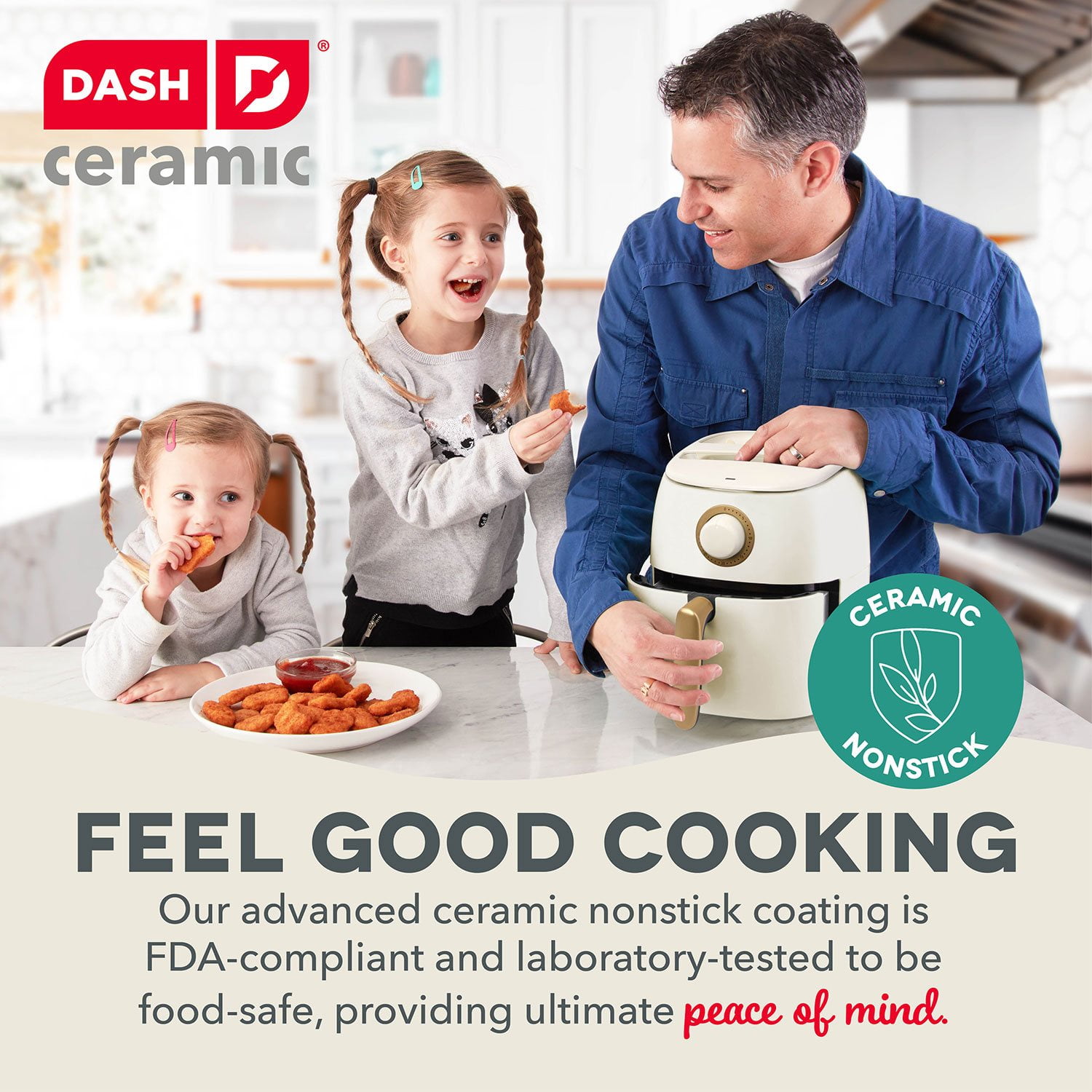 Dash Tasti-Crisp 2.6 Quart Ceramic Express Air Fryer - Image 2