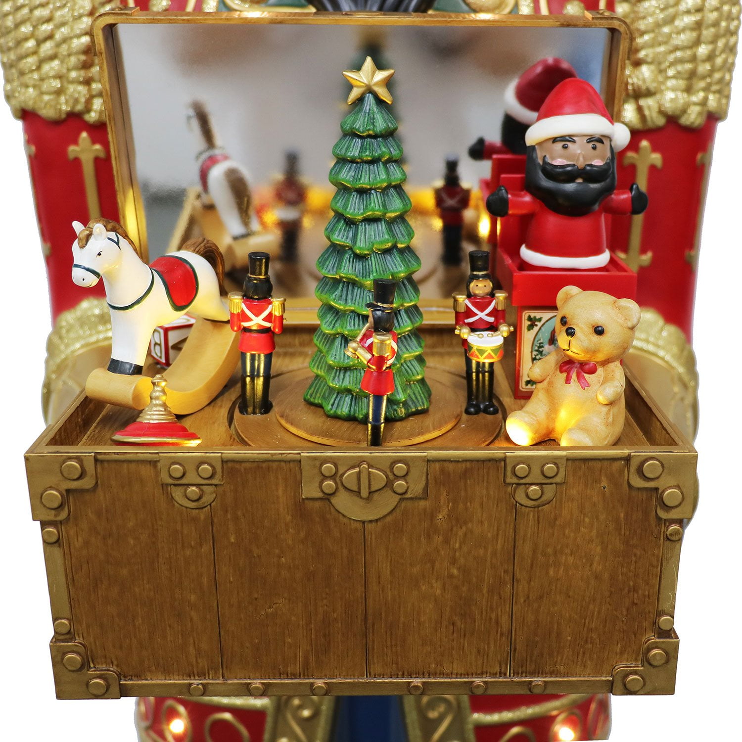 Member's Mark 6' Pre-Lit Grand Nutcracker with Music Box - Image 4
