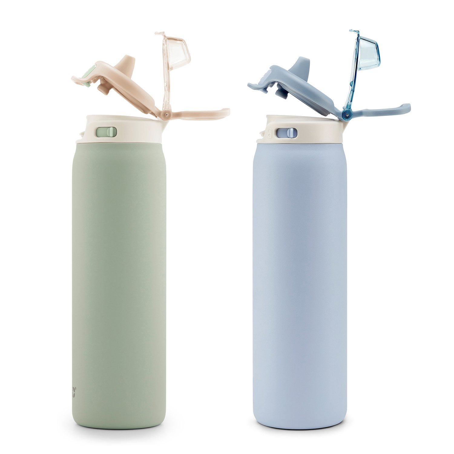 Ello Pop & Fill 22oz. Stainless Steel Water Bottle with Leak Proof Locking Lid, 2-Pack - Image 4