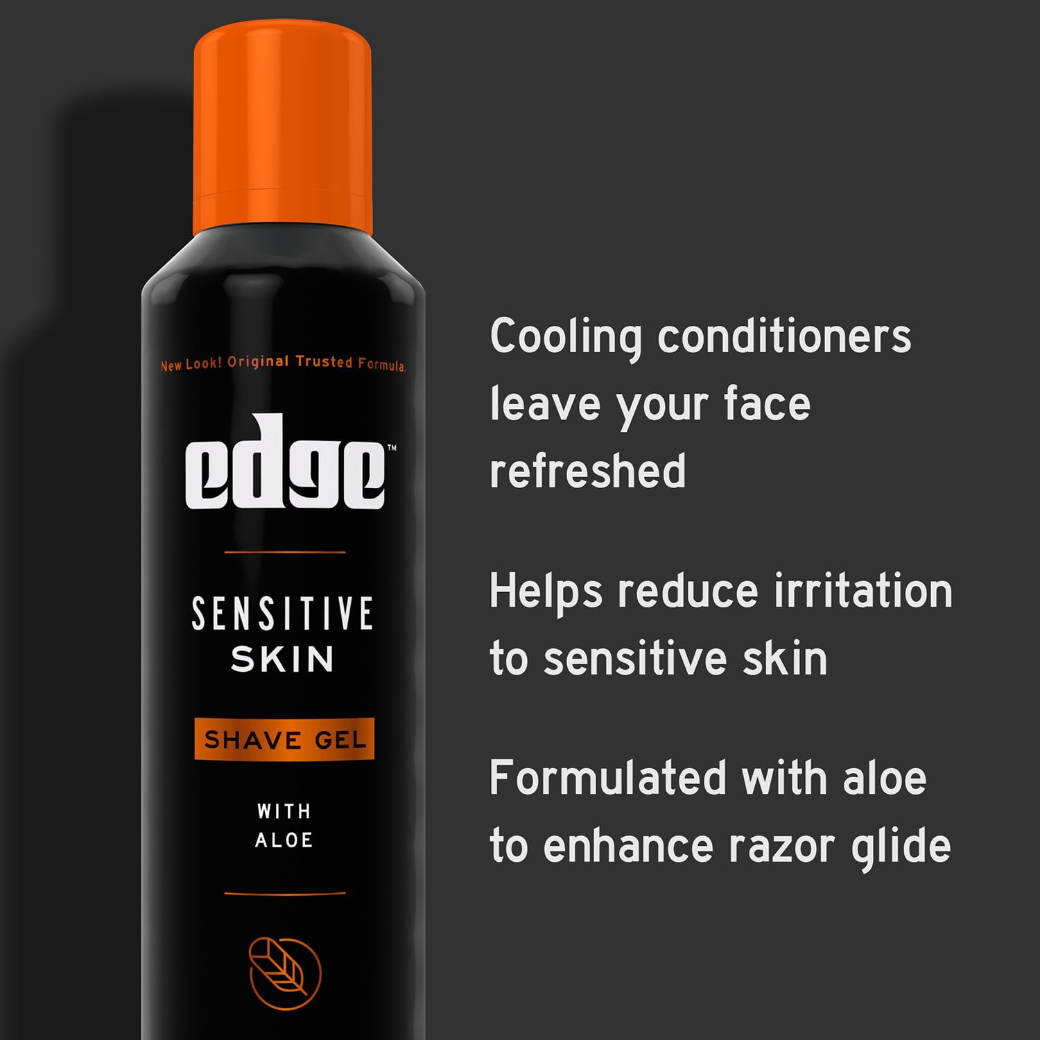 Edge Sensitive Skin Shaving Gel for Men, 9.5 oz., 3 pk. - Image 4