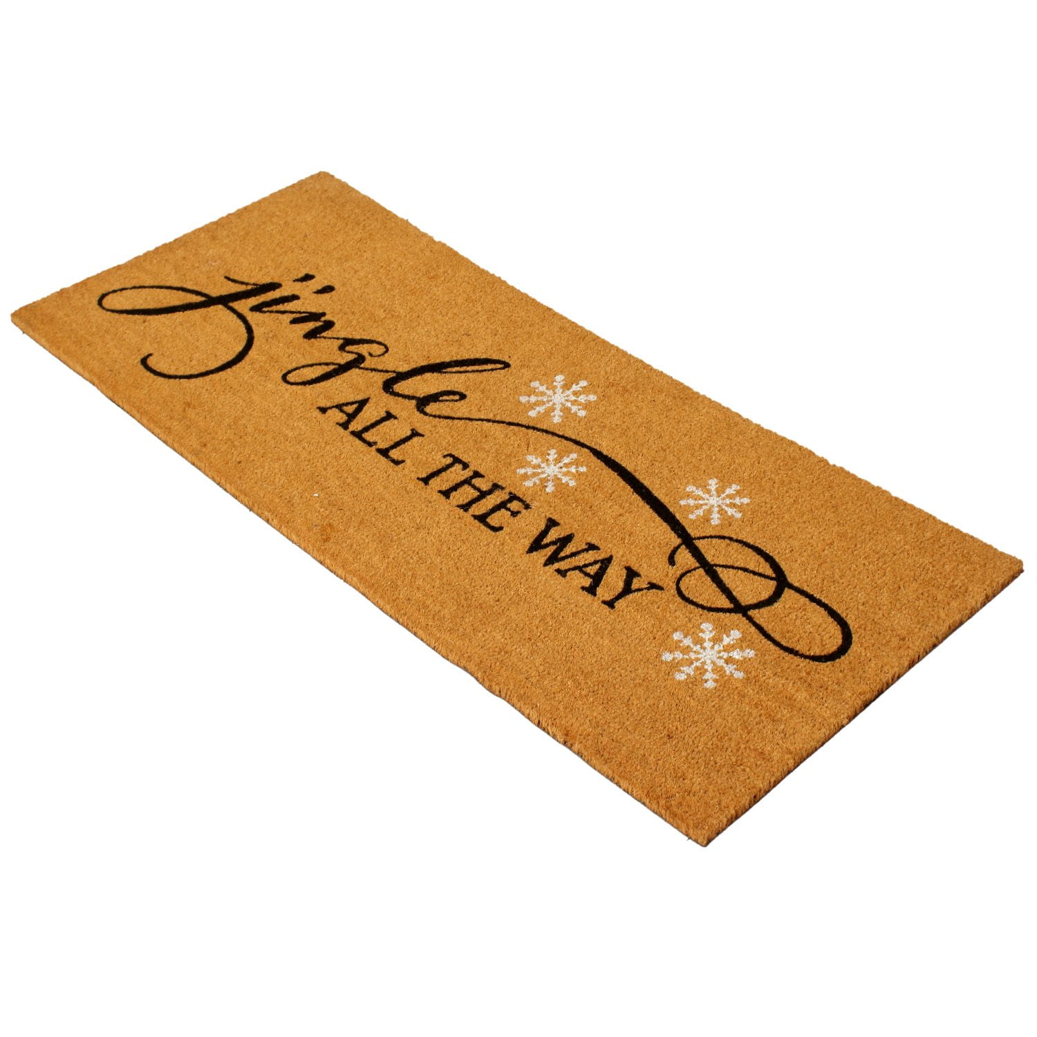 Member's Mark 23" x 57" Holiday Double Door Coir Mat, Jingle All the Way - Image 2