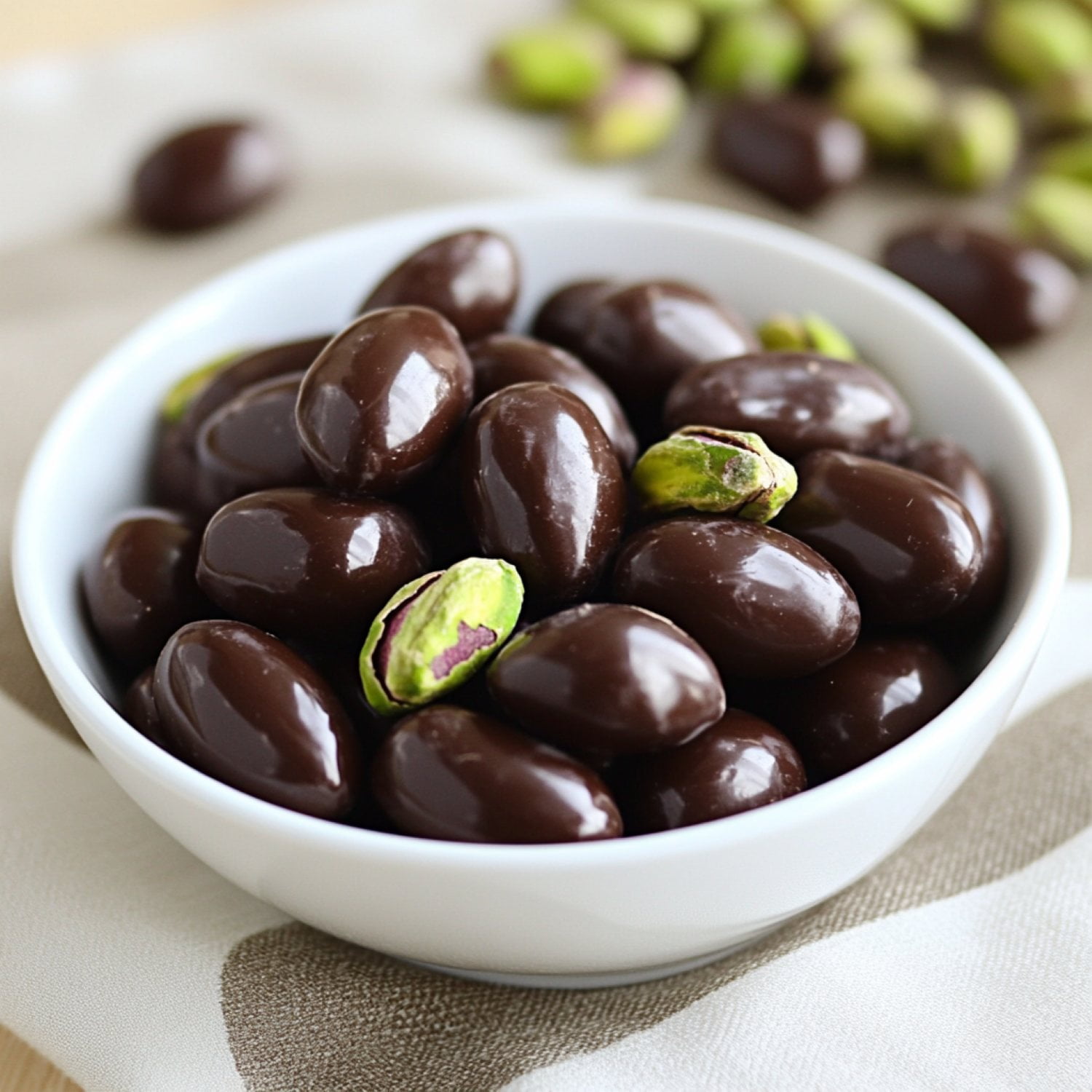 Members Mark Dark Chocolate Covered Roasted Pistachios, 22 oz. - Image 5