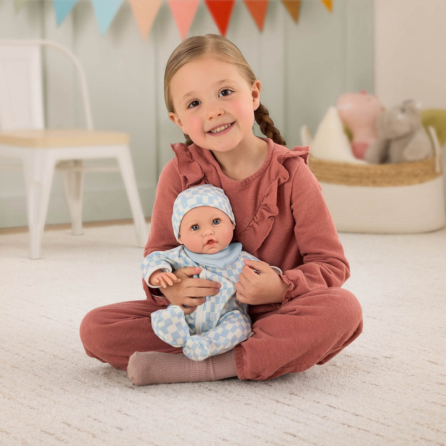 Member's Mark Purely Perfect 15.5” Soft Weighted Baby Doll - Image 3