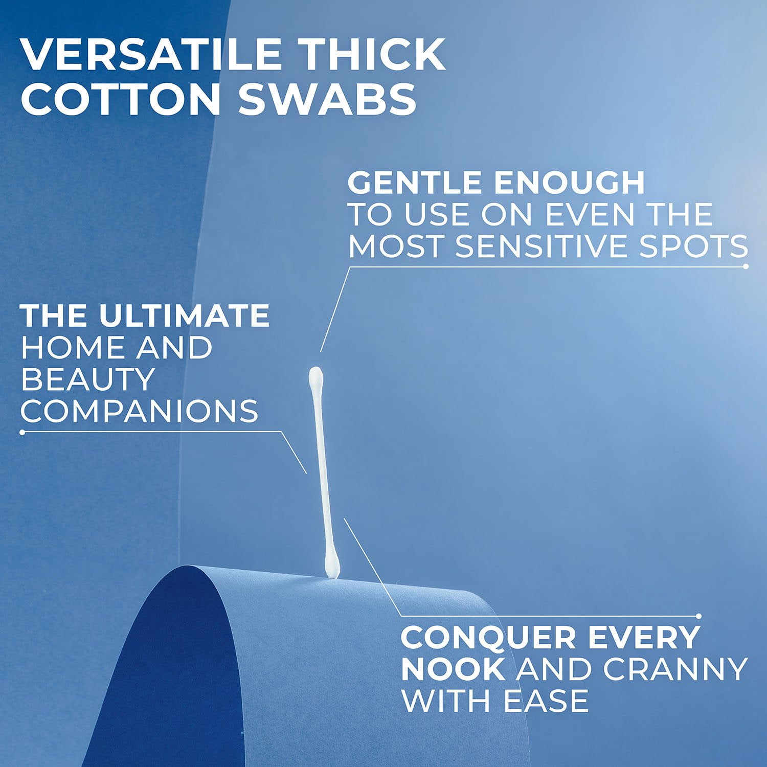 Q-tips Cotton Swabs, 1750 ct., 3 pk. - Image 3