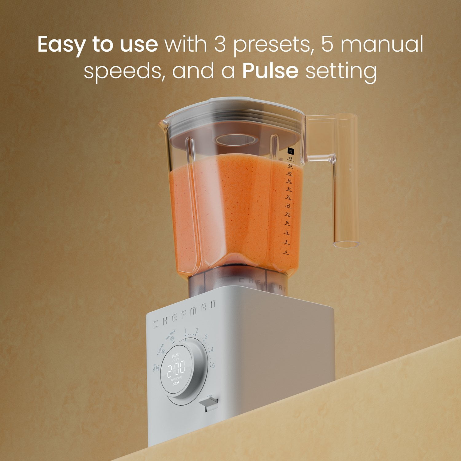 Chefman Obliterator Ice-Crushing Blender with Auto Blend Technology - Image 6