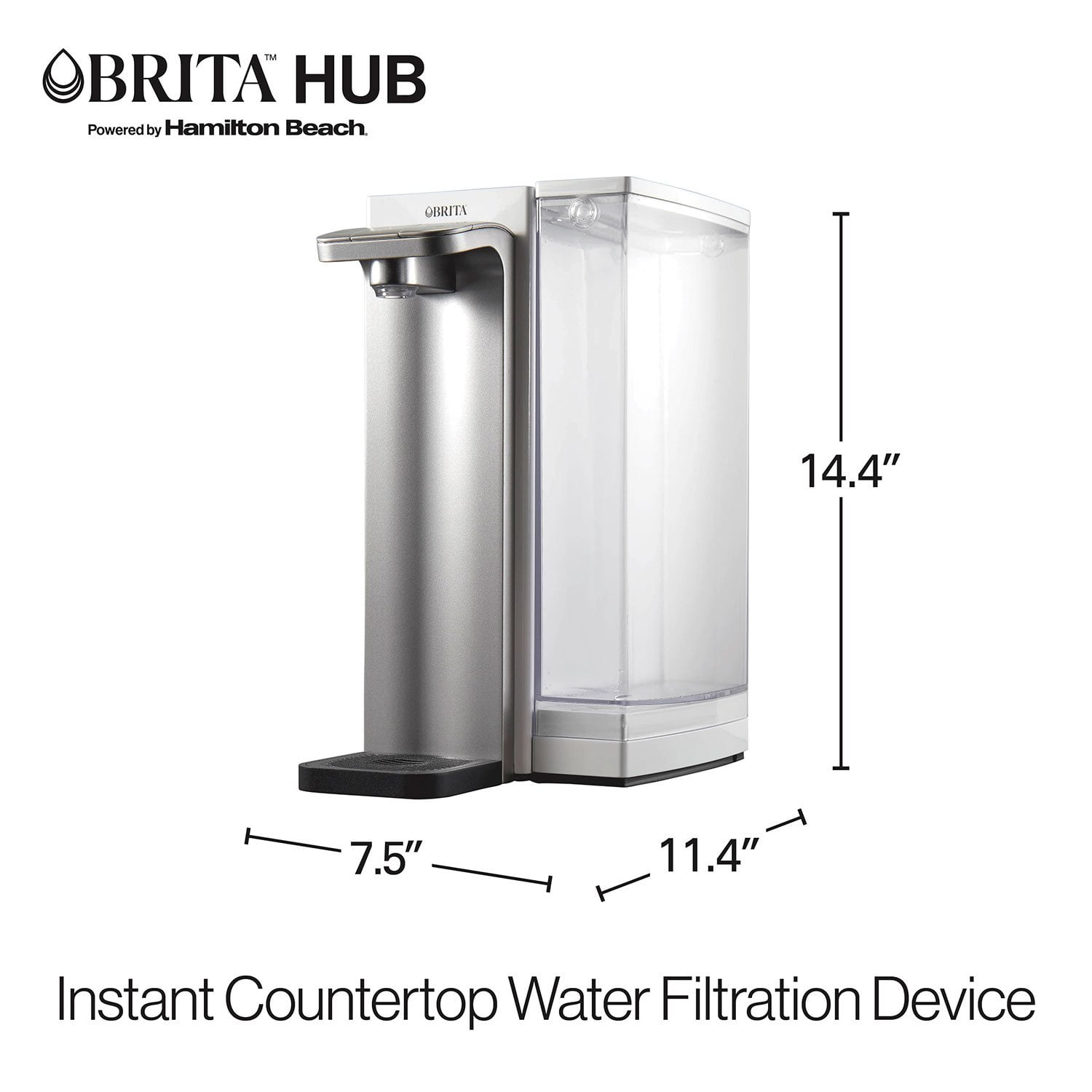 Brita Hub 12Cup Countertop Water Filtration Device with 2 Carbon Block Filters - Image 8