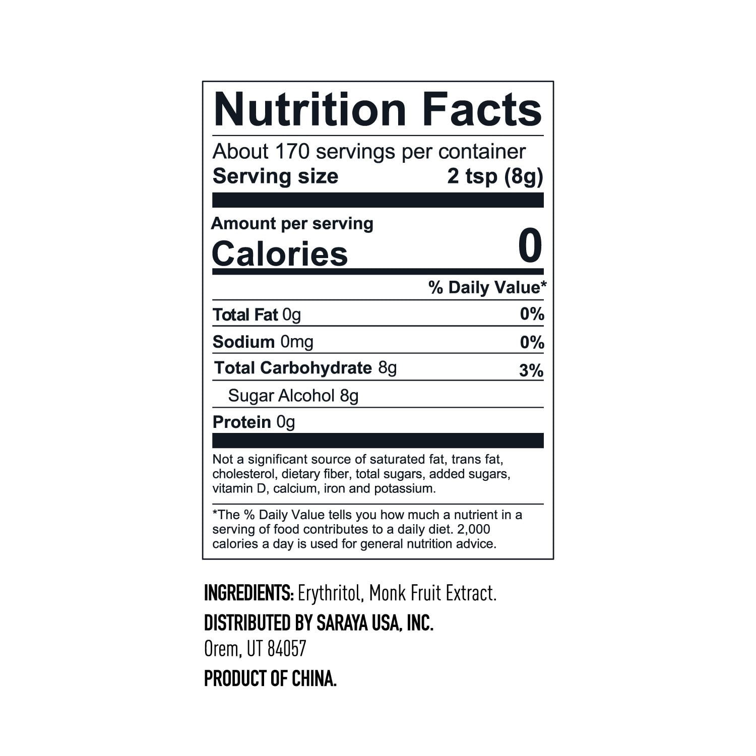 Lakanto Monk Fruit Sweetener, 3 lbs. - Image 2