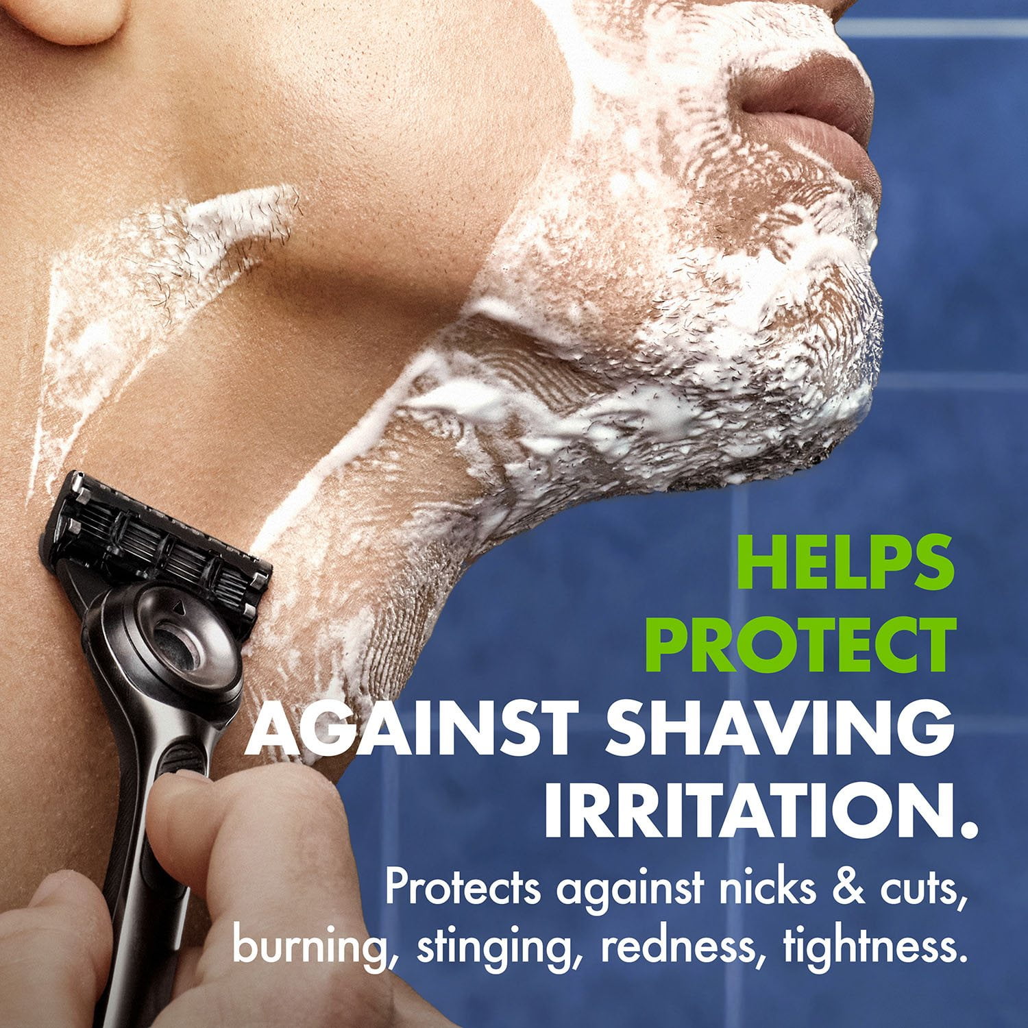 Gillette Sensitive Shave Gel with Aloe & Shea Butter, 7 oz., 3 pk. - Image 2