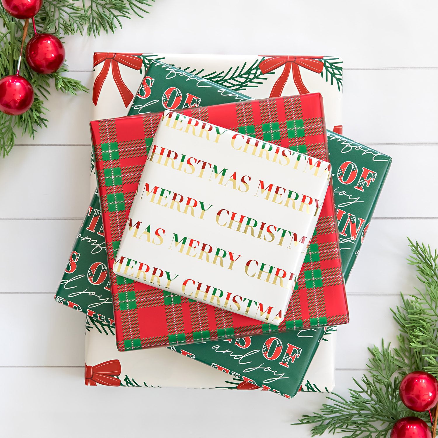 Member's Mark Holiday Multi-Roll Wrapping Paper, 4 pk. - Image 2