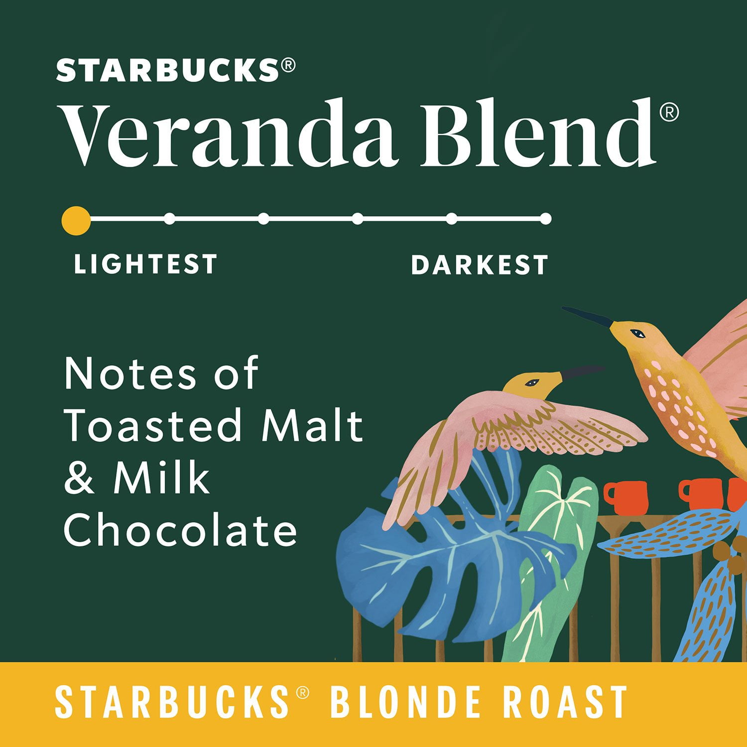 Starbucks Blonde Roast K-Cup Coffee Pods, Veranda Blend, 72 ct. - Image 2