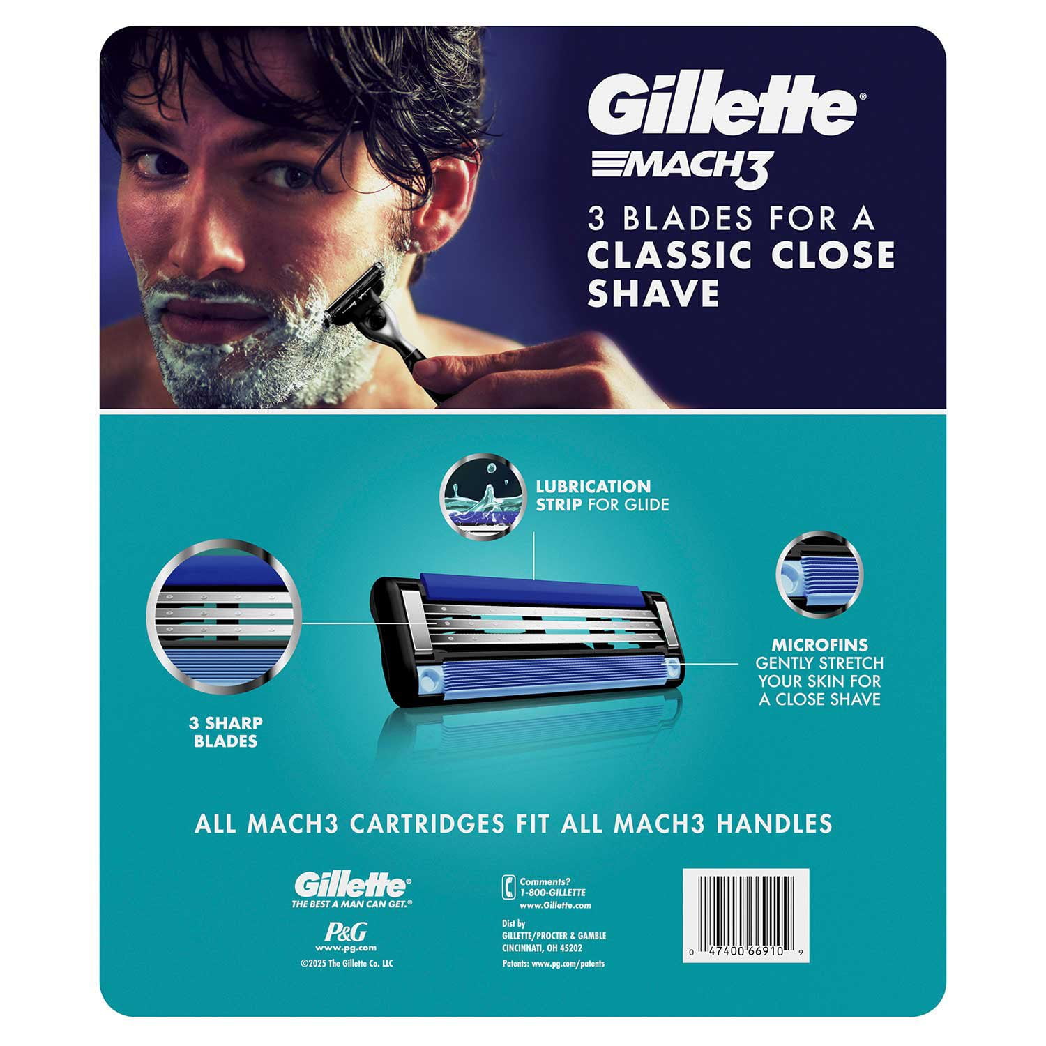 Gillette Mach3 Men's Razor Cartridges, 20 ct. - Image 10