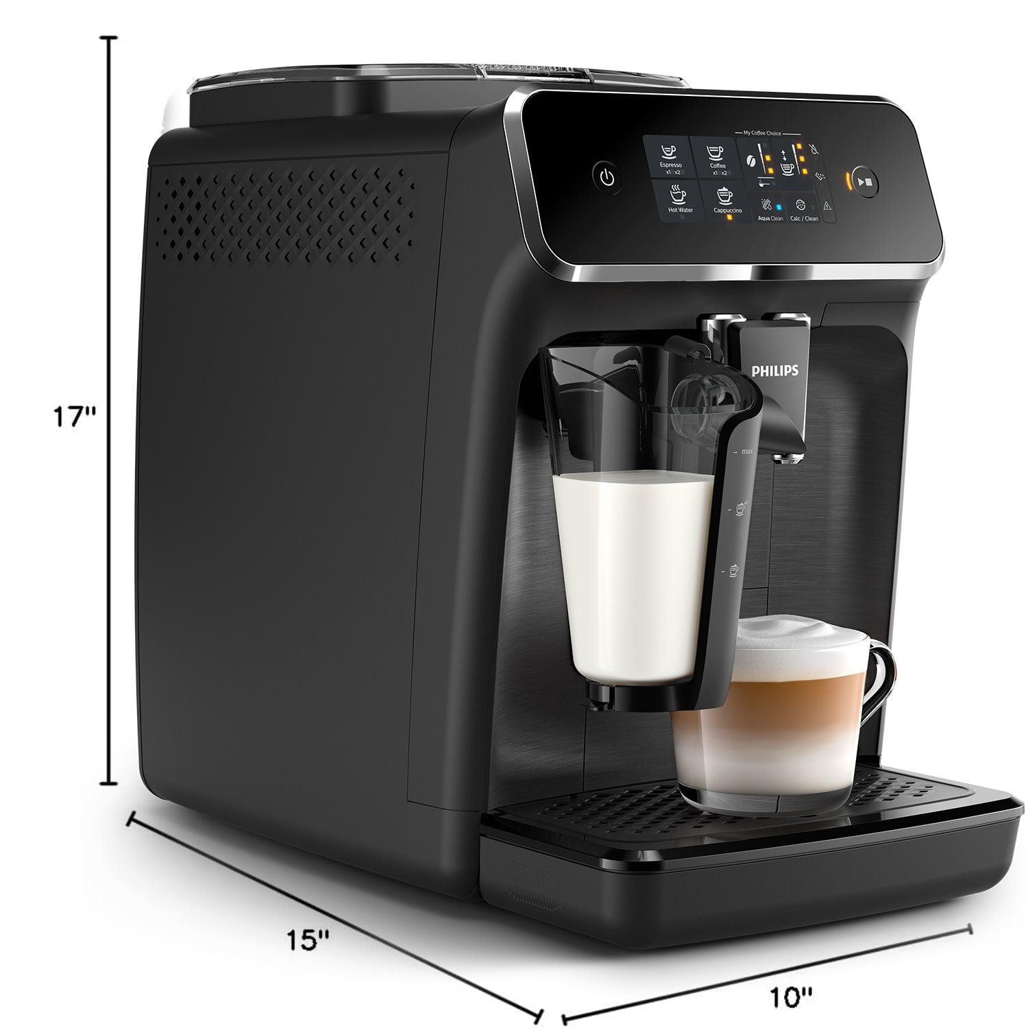 Philips 2200 Automatic Espresso and Cappuccino Machine with LatteGo Milk Frother - Image 6