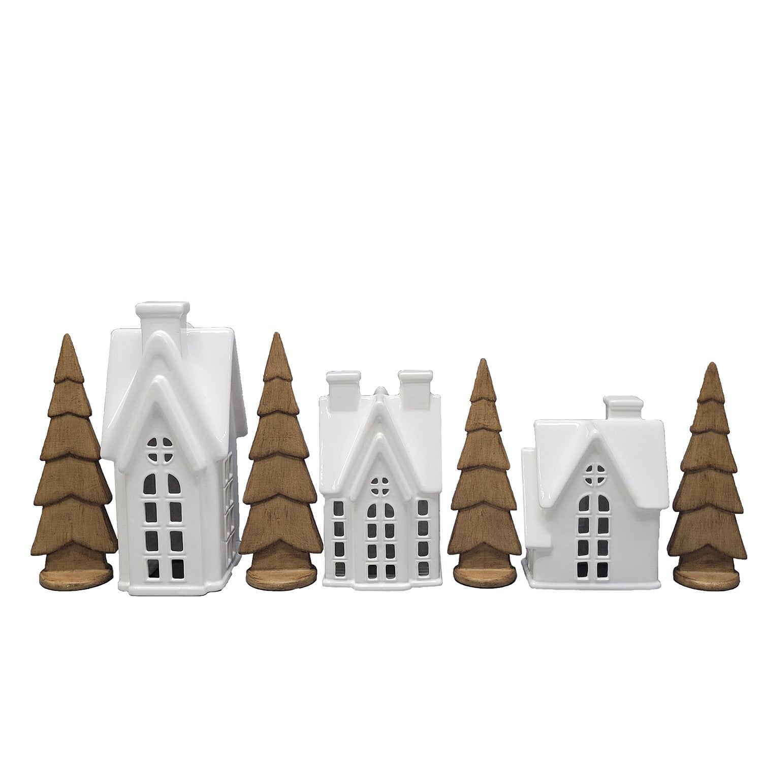 Member’s Mark Pre-Lit Holiday Village, 7pc. - Image 2