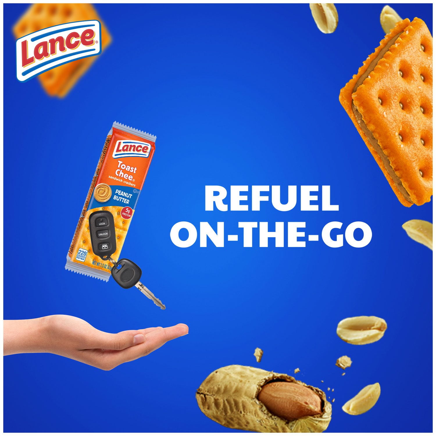 Lance ToastChee Peanut Butter Crackers, 1.52 oz., 40 pk. - Image 7