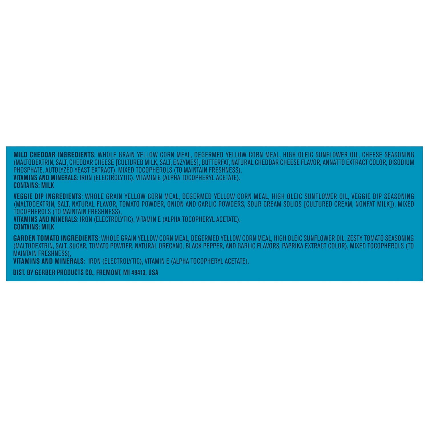 Gerber Lil' Crunchies Baked Grain Snack, Variety Pack, 1.48 oz., 8 ct. - Image 8