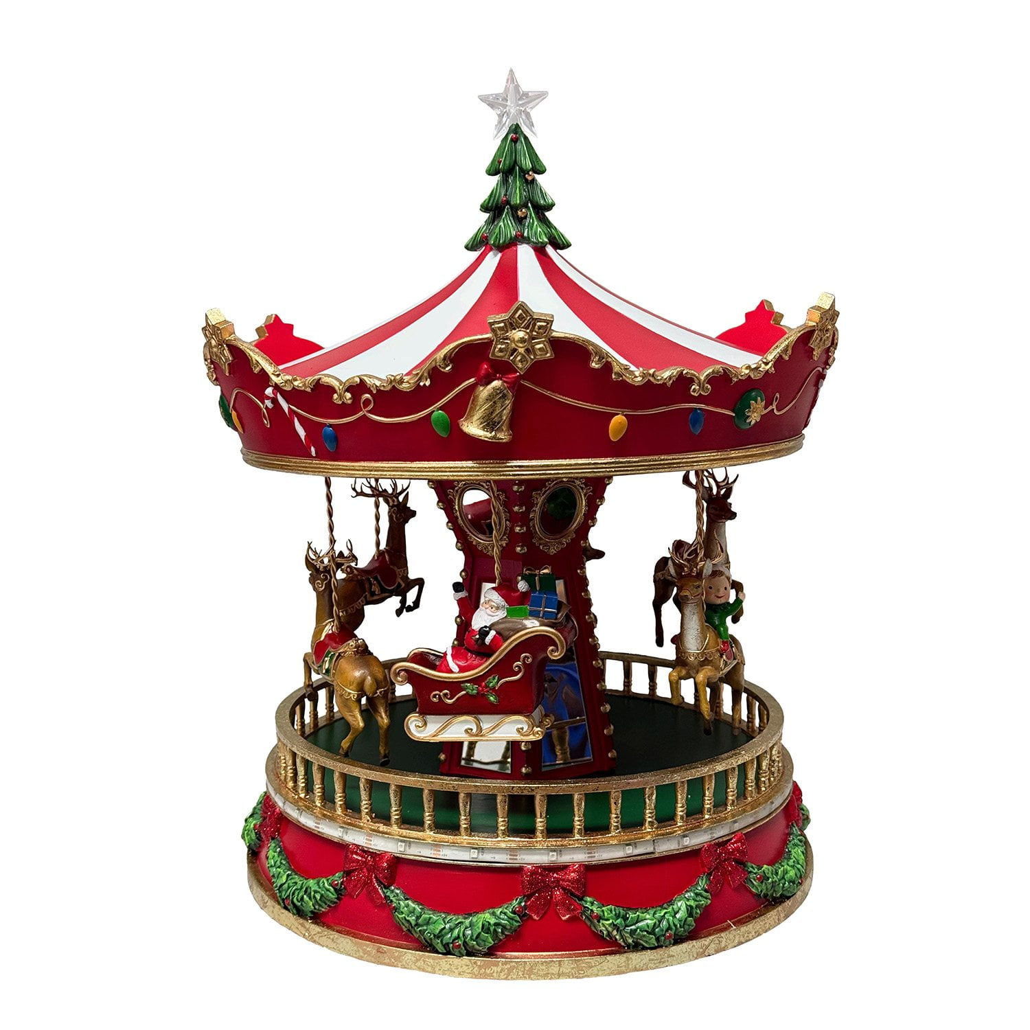 Member's Mark 15" Pre-Lit Musical Carousel - Image 2