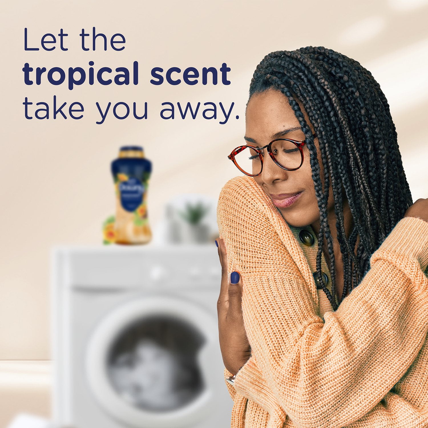 Downy Infusions Radiant In-Wash Scent Booster Beads, Pineapple & Coconut Grove, 28.3 oz - Image 3