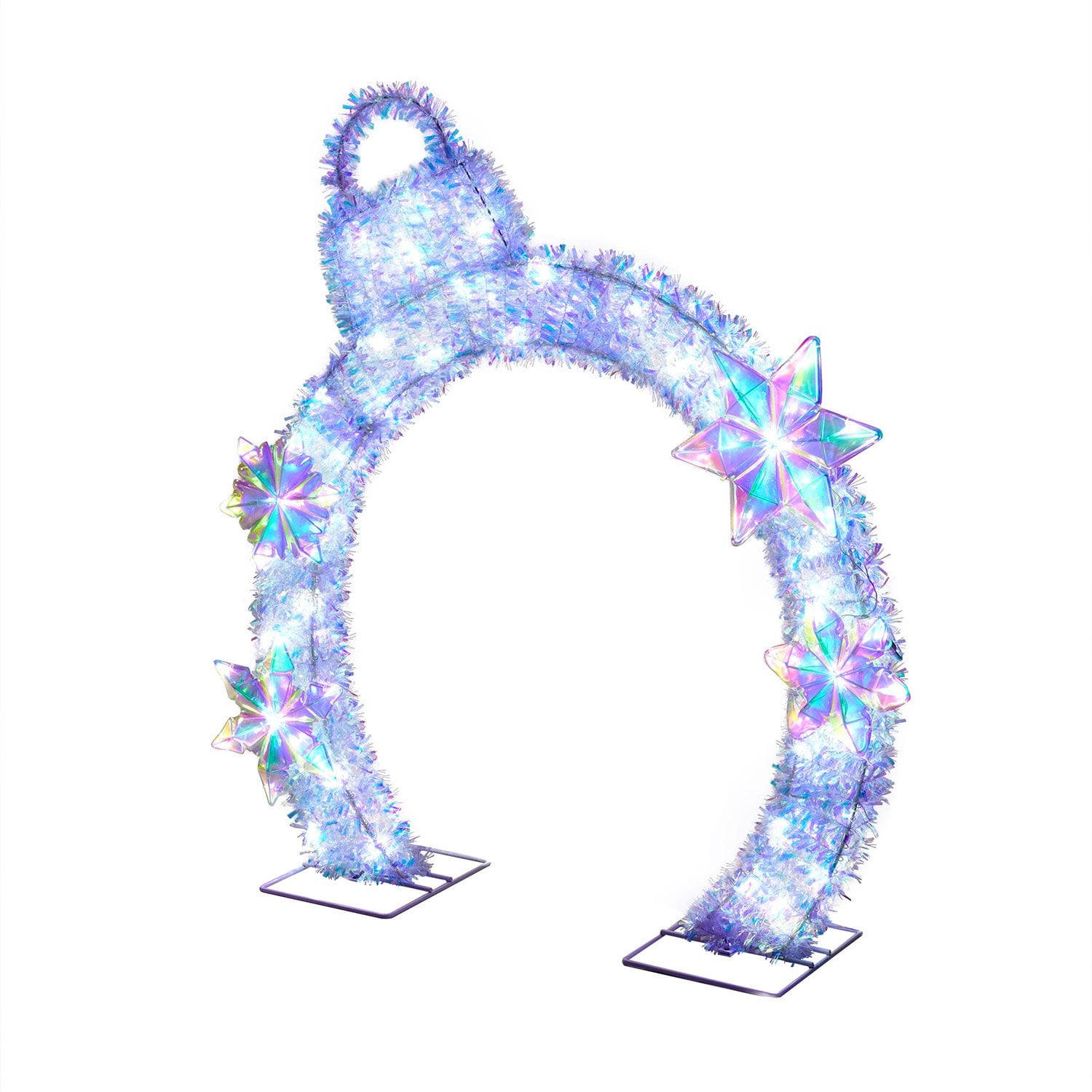 Member's Mark 48" Pre-Lit Iridescent Ornament Arch Décor - Image 4