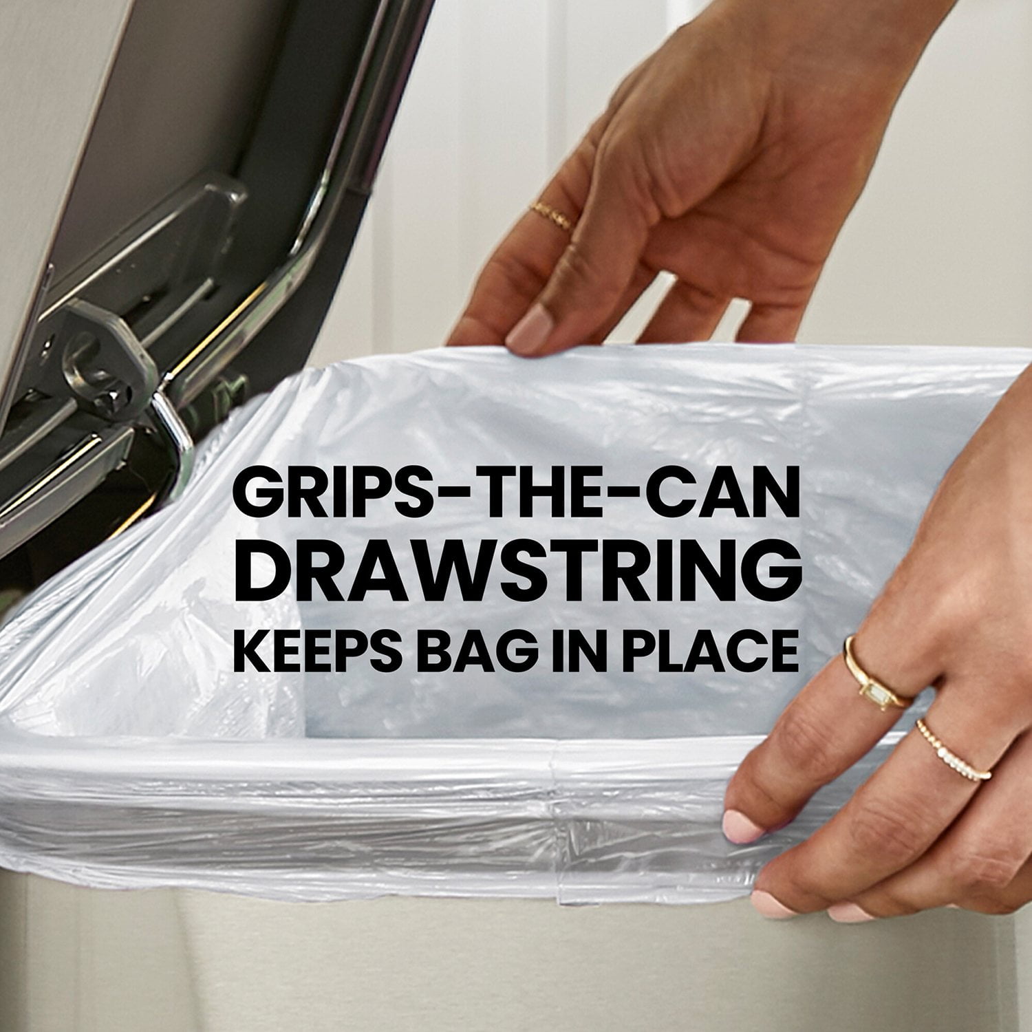 Glad ForceFlex 13-Gallon Kitchen Trash Bags, Gain Original Scent + Febreze, 160 ct. - Image 5