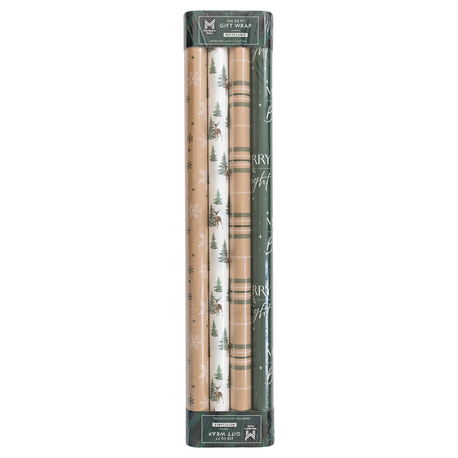 Member's Mark Holiday Multi-Roll Wrapping Paper, 4 pk. - Image 8