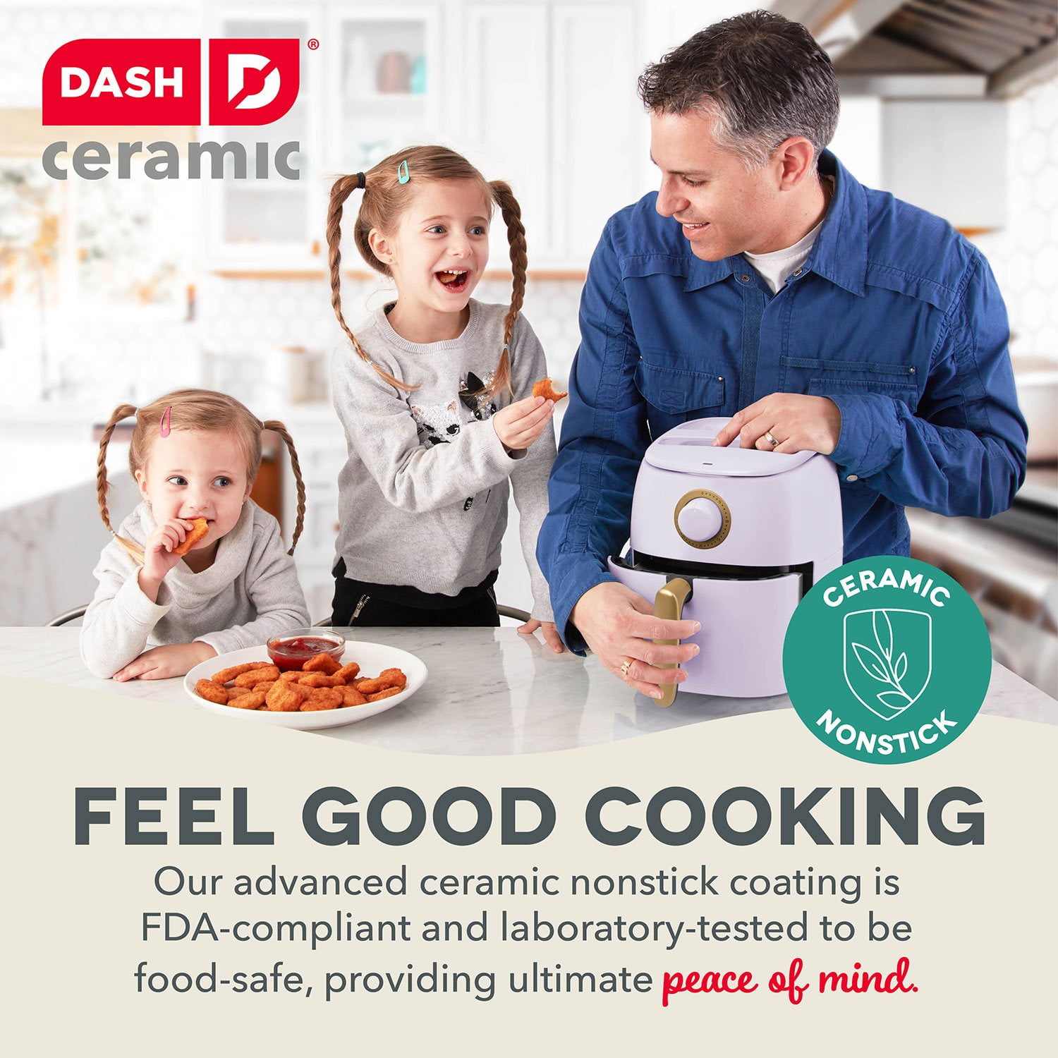 Dash Tasti-Crisp 2.6 Quart Ceramic Express Air Fryer - Image 2