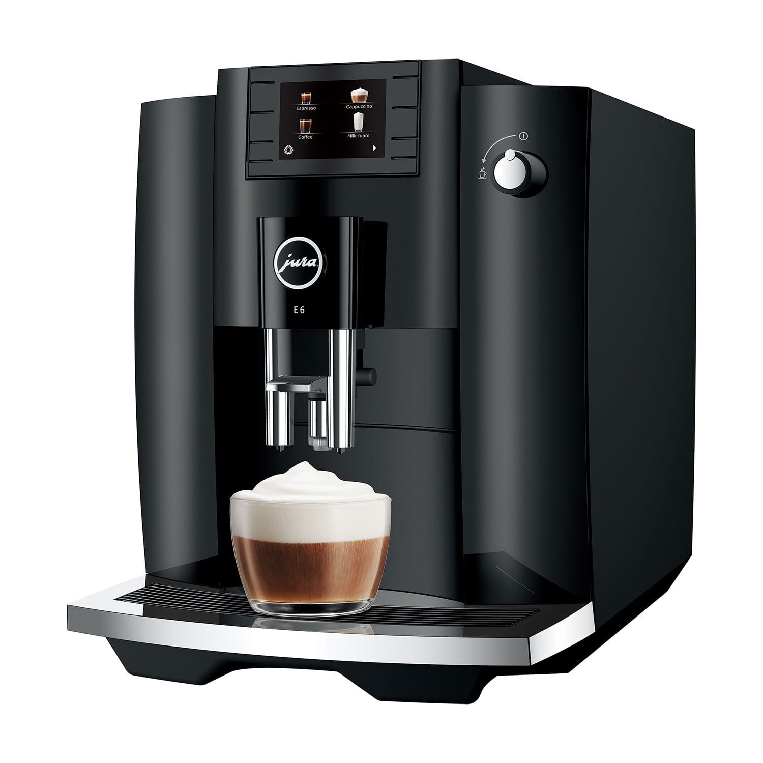 Jura E6 Black Automatic Coffee Center with 11 Brewing Options - Image 3