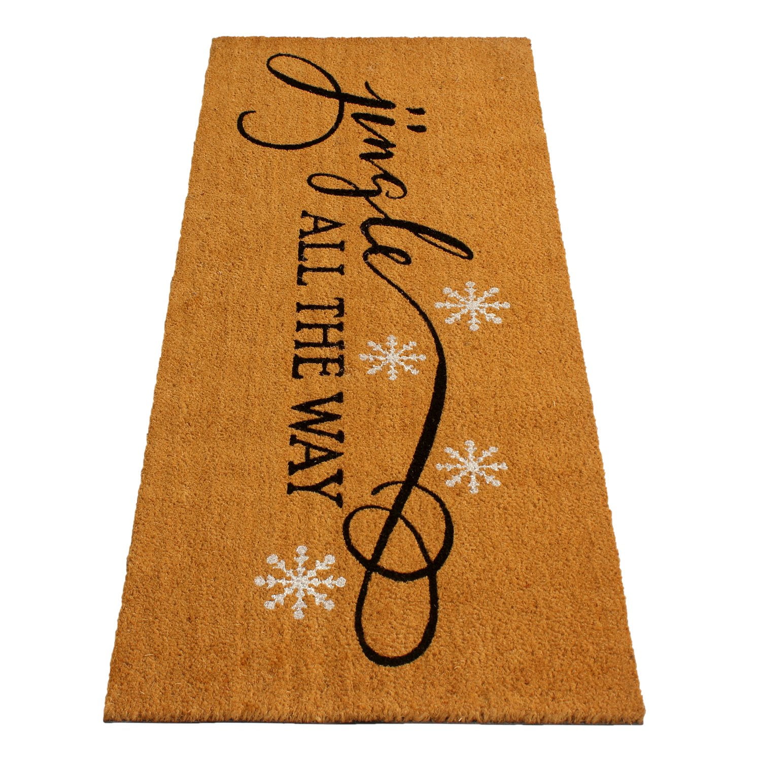 Member's Mark 23" x 57" Holiday Double Door Coir Mat, Jingle All the Way - Image 3