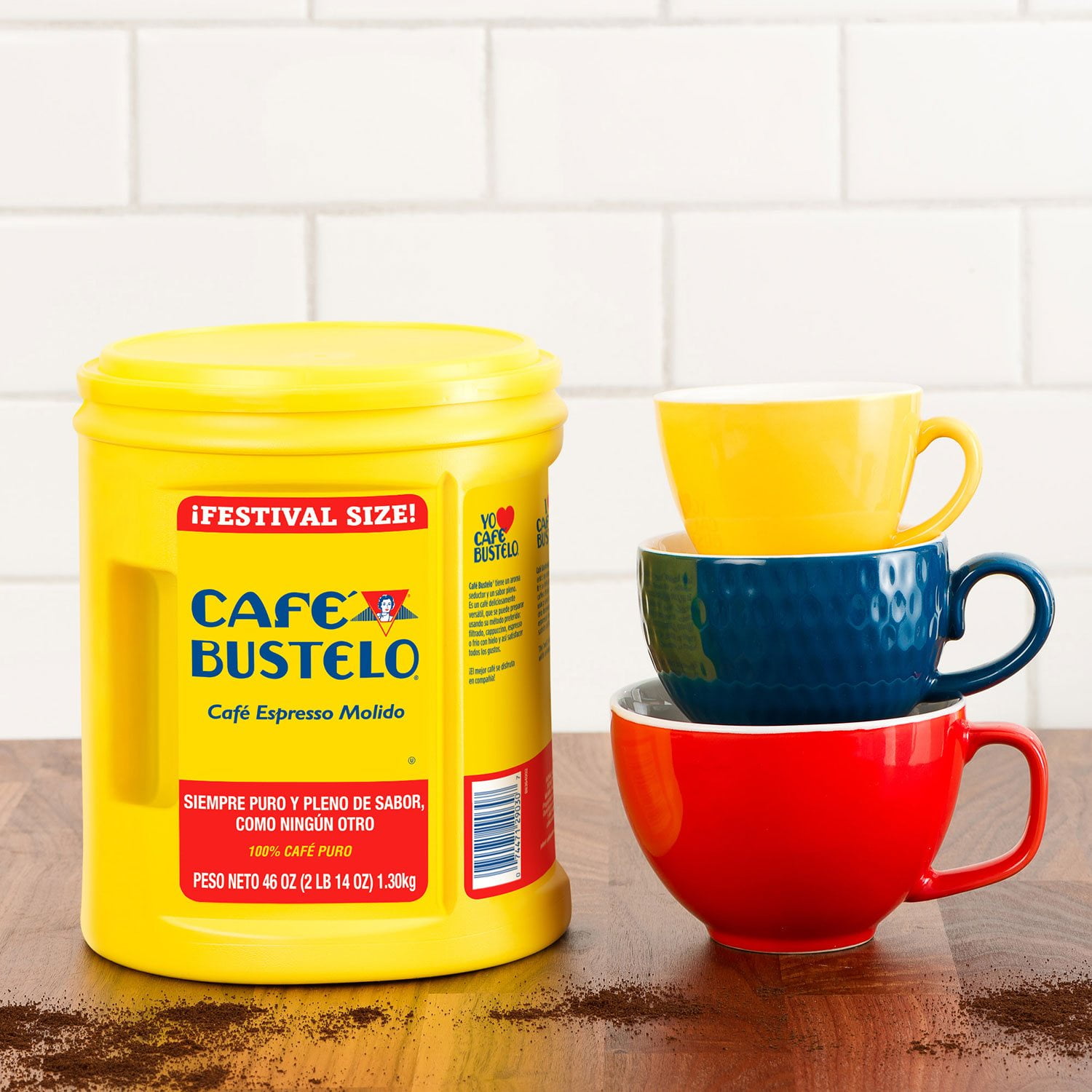 Café Bustelo Festival Size Dark Roast Ground Coffee, Espresso 46 oz. - Image 4