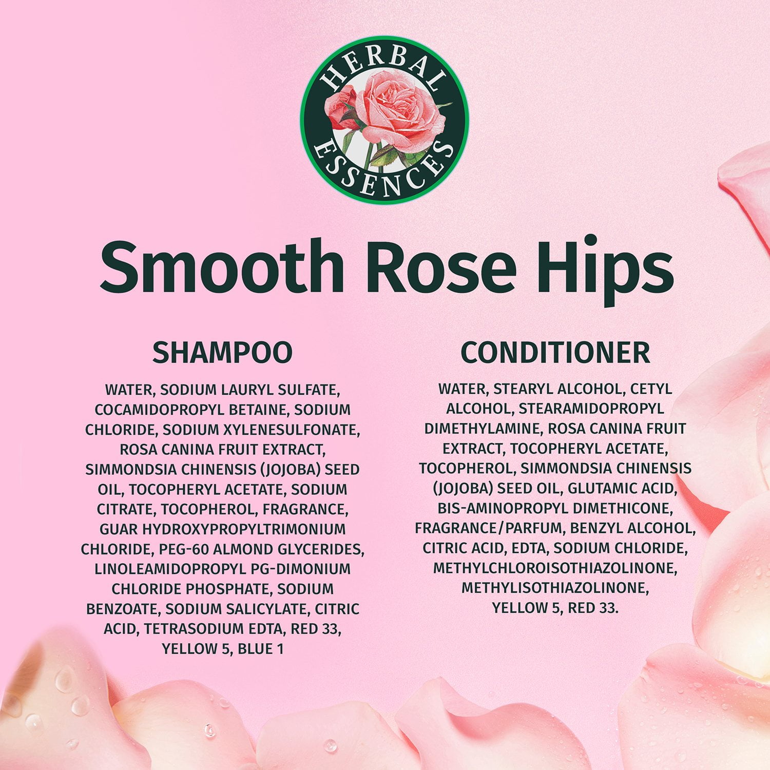 Herbal Essences Rose Hips Shampoo and Conditioner, 33.8 fl. oz., 2pk. - Image 9