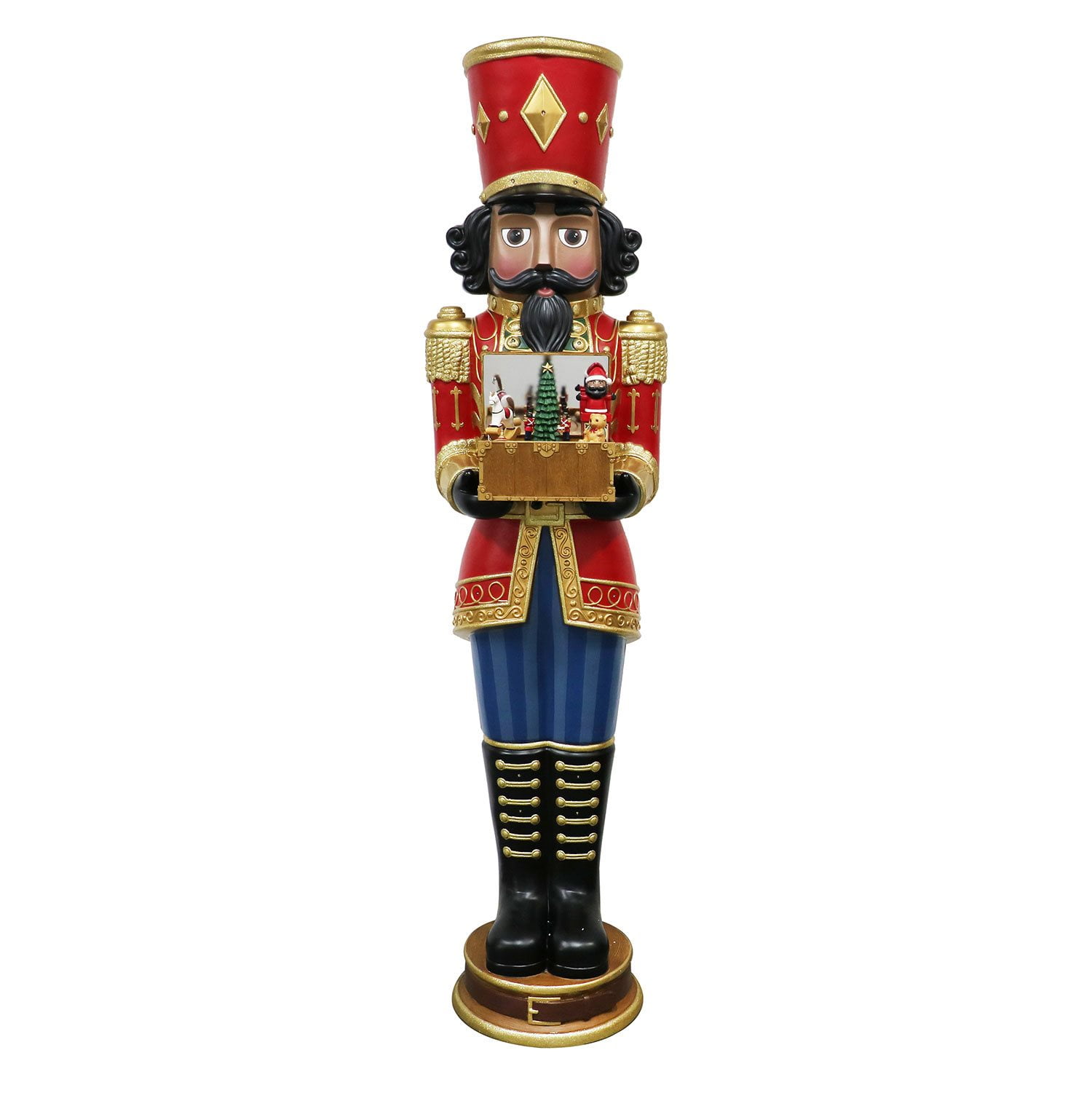 Member's Mark 6' Pre-Lit Grand Nutcracker with Music Box - Image 6