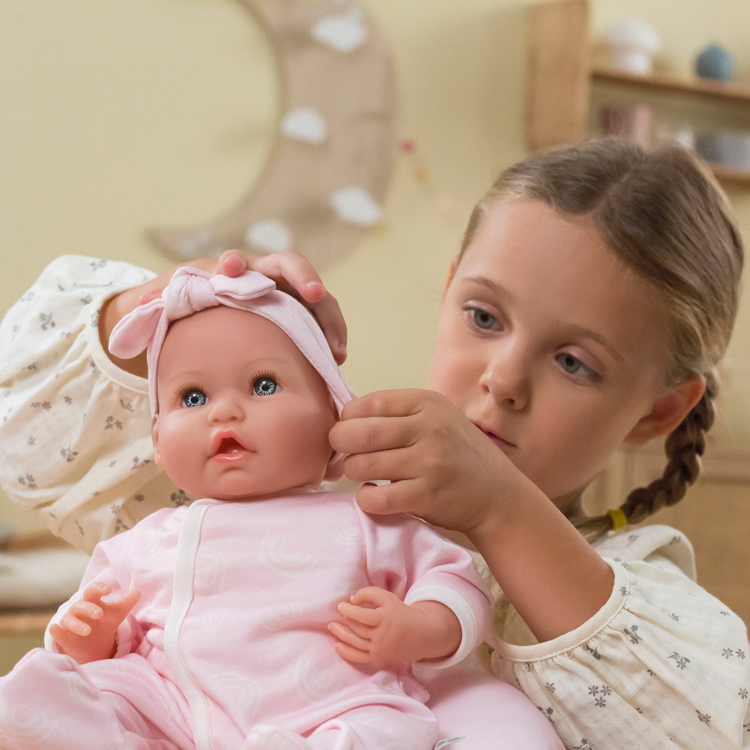 Member's Mark Purely Perfect 15.5” Soft Weighted Baby Doll - Image 9