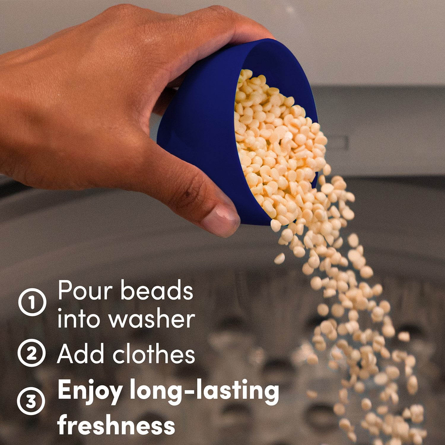 Downy Infusions Radiant In-Wash Scent Booster Beads, Pineapple & Coconut Grove, 28.3 oz - Image 4