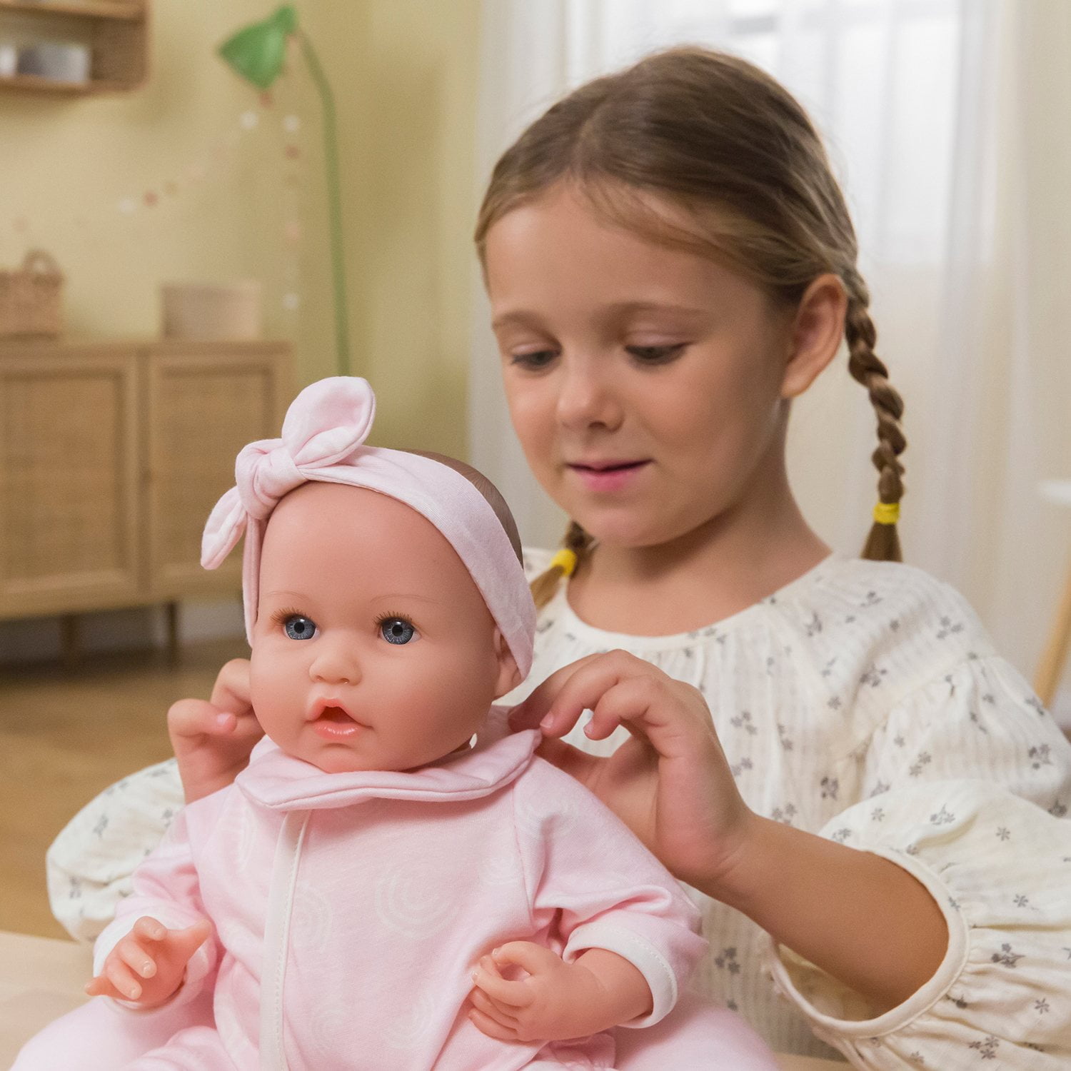 Member's Mark Purely Perfect 15.5” Soft Weighted Baby Doll - Image 7