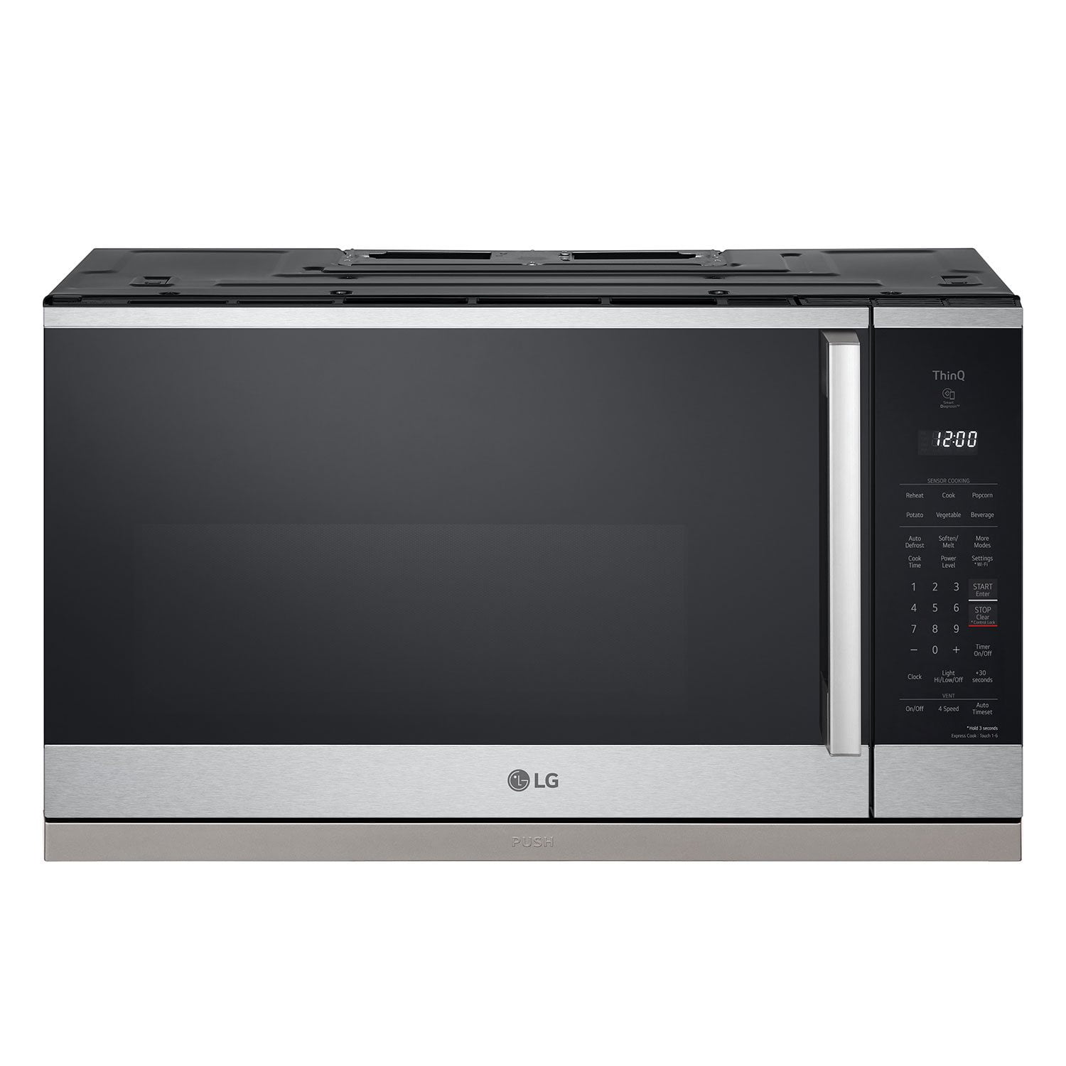 LG 2.1 cu .ft. Over-the-Range Microwave with New Handle and ThinQ®