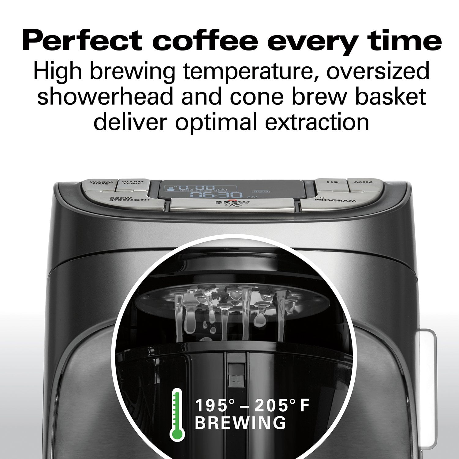 Hamilton Beach Professional Programmable 12-Cup Capacity Coffee Maker - Image 3
