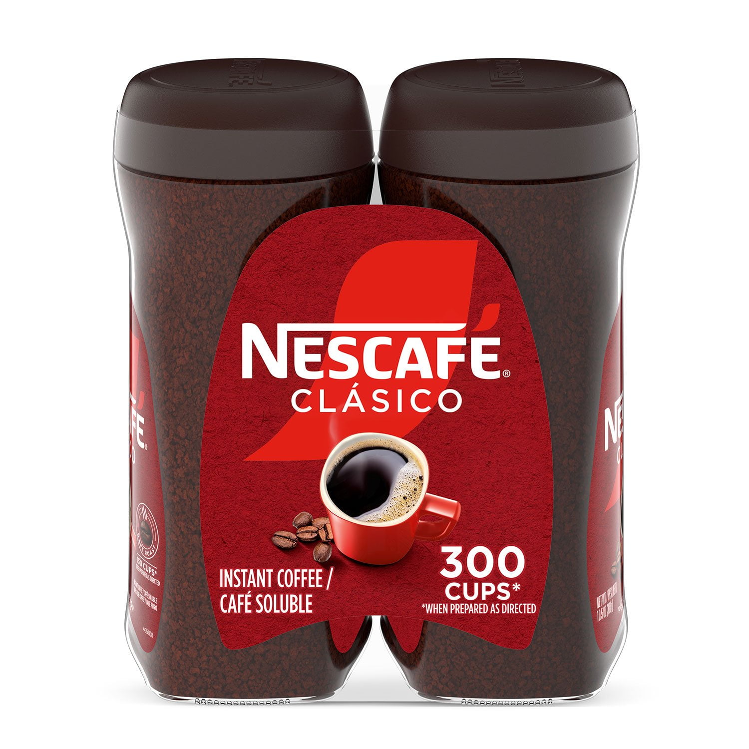 Nescafé Clasico Dark Roast Instant Coffee, 21 oz.