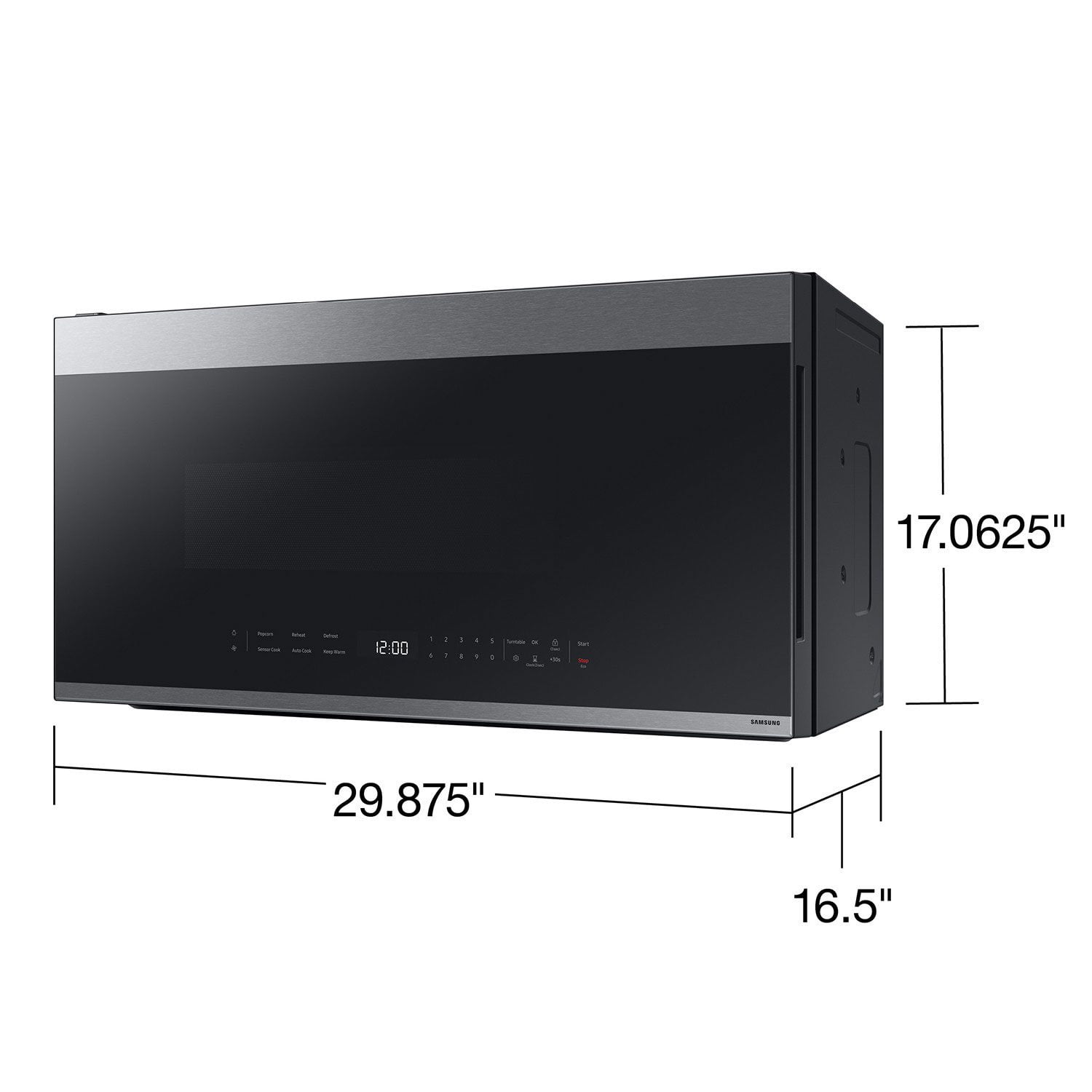 Samsung Bespoke 2.1 cu. ft. Over-the-Range Microwave - Image 3